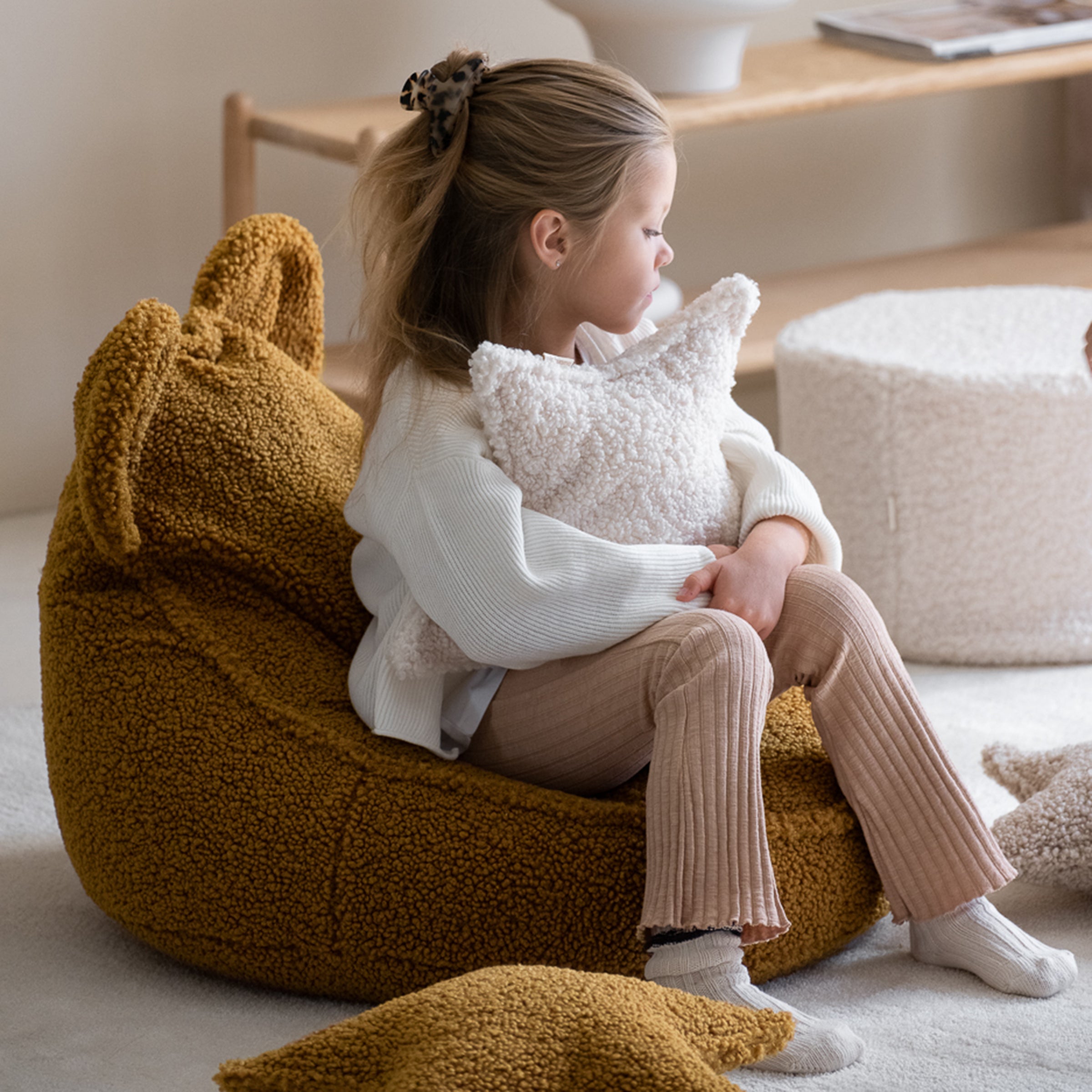 Maple Beanbag et Ottoman Set