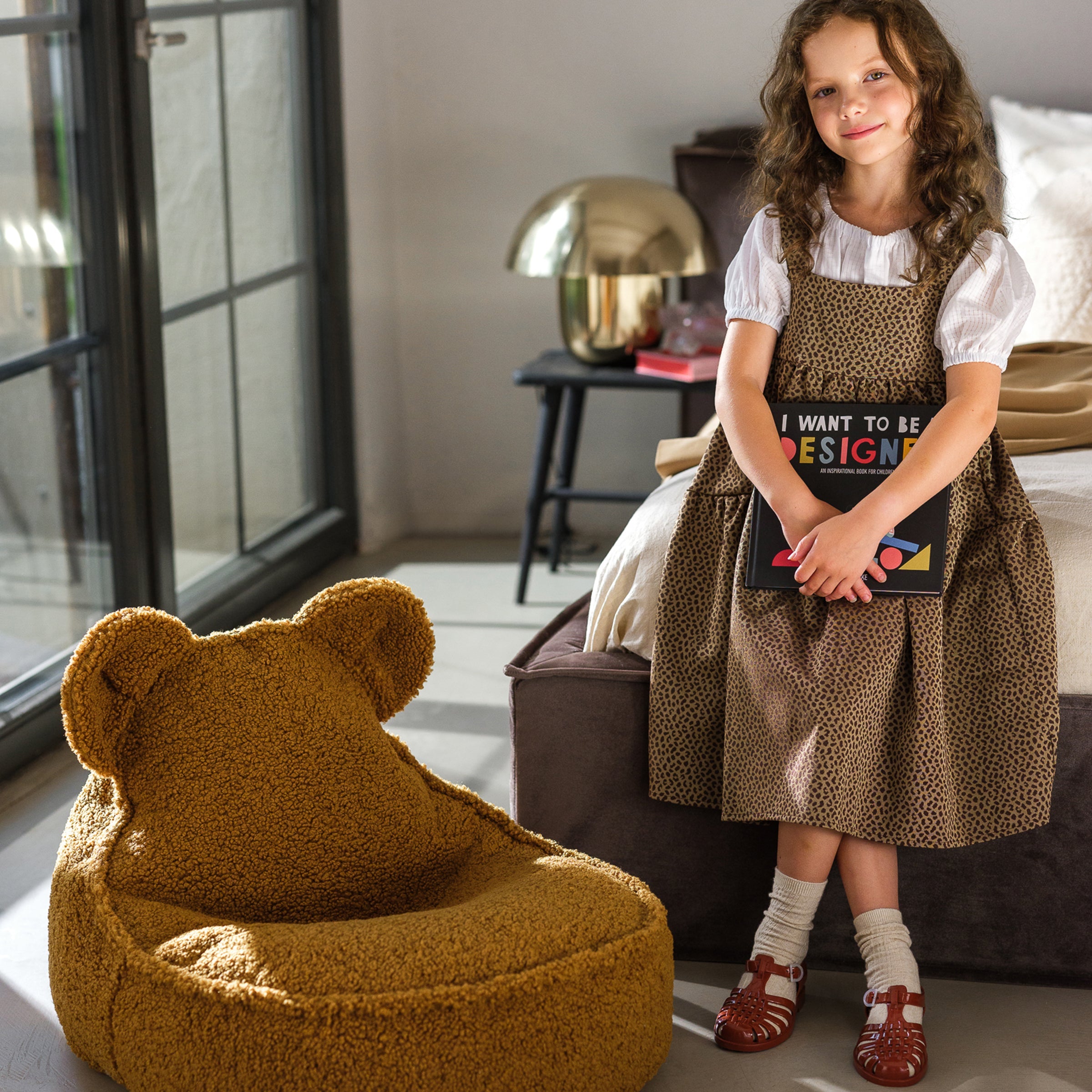 Maple Beanbag et Ottoman Set