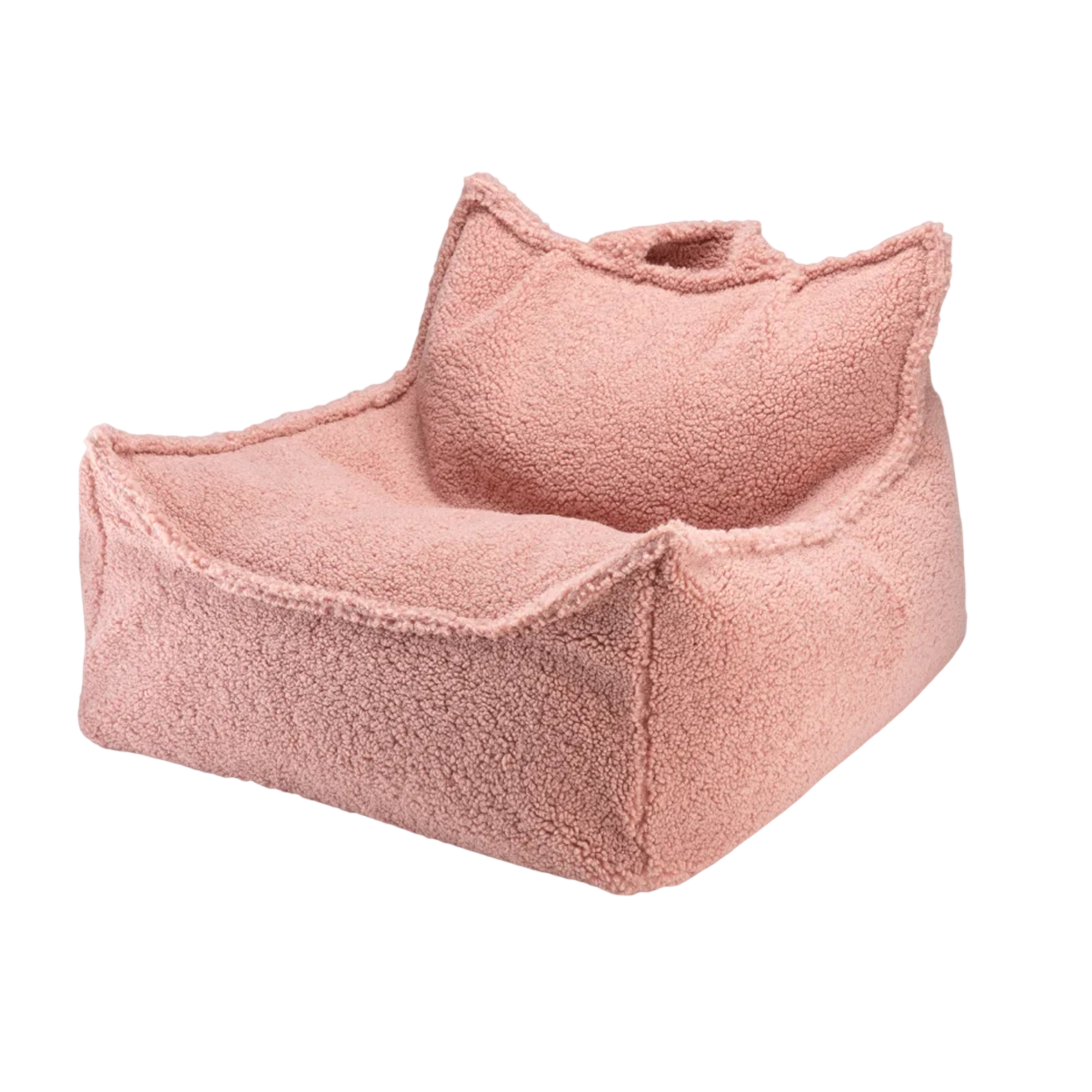 Guava Beanbag Chair et Ottoman Set