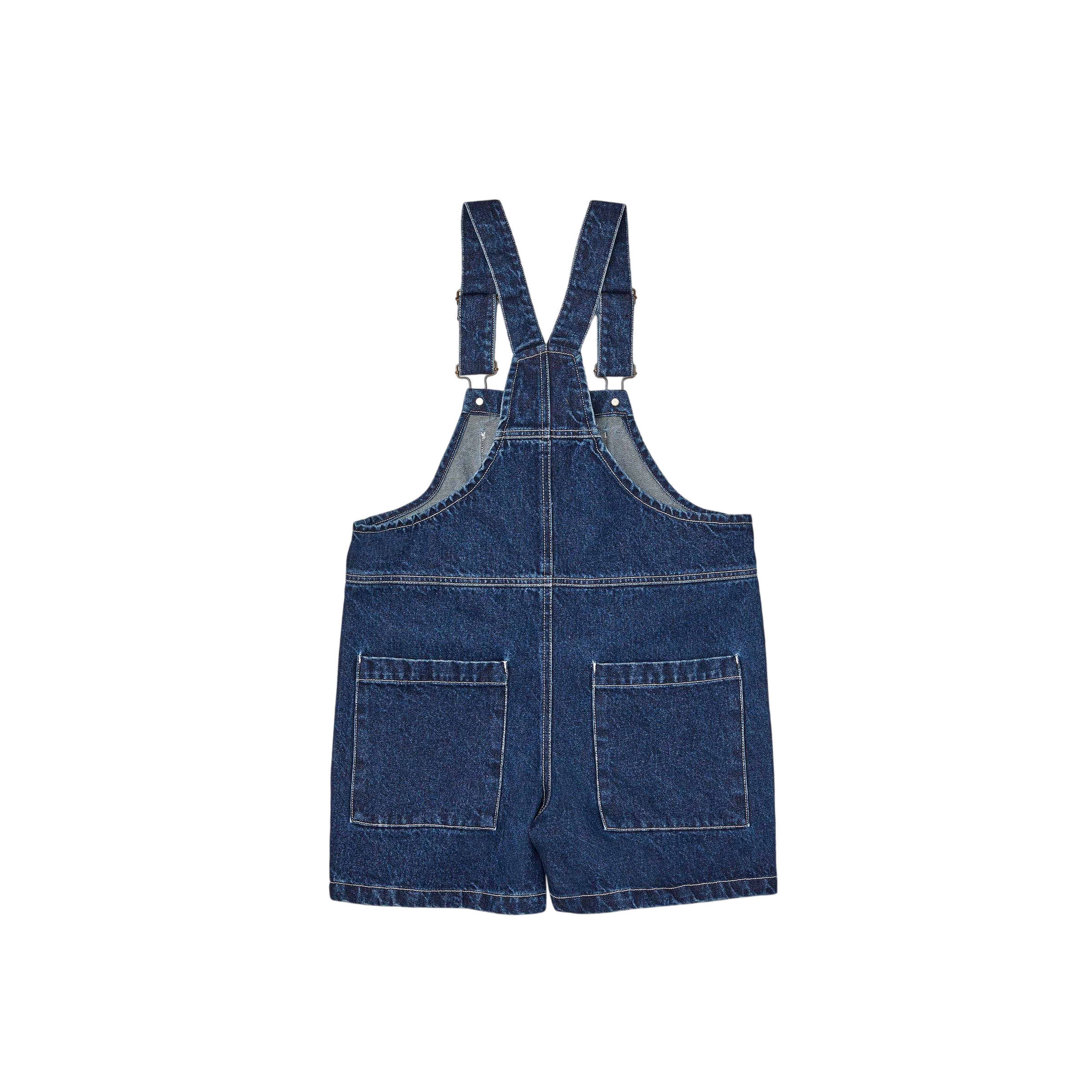 Salopette en denim délavé