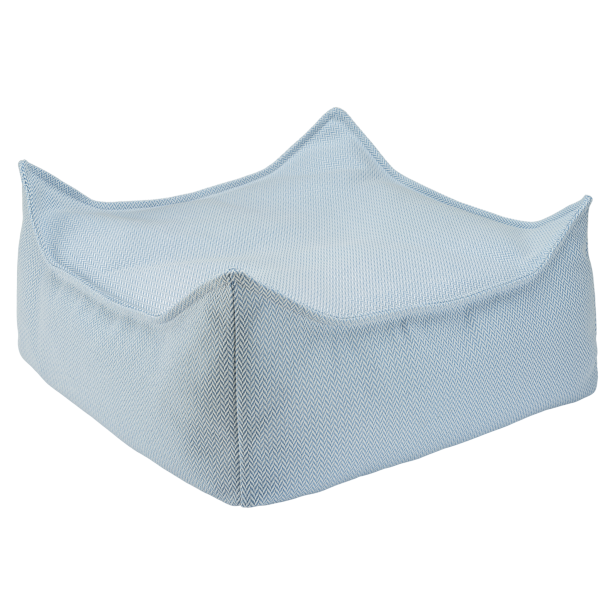 Wigiwama Pouf Set Outdoor Azure