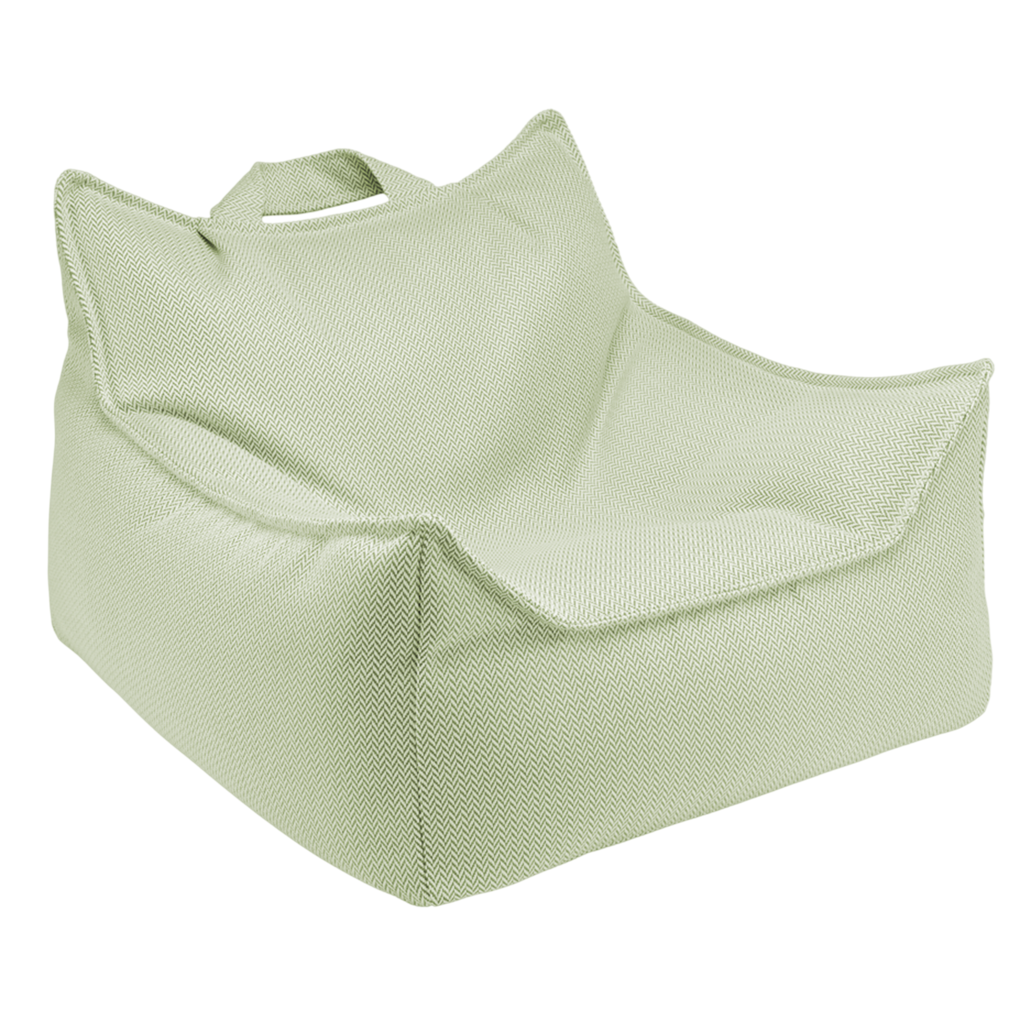 Wigiwama Beanbag and Ottoman Set Outdoor Herba