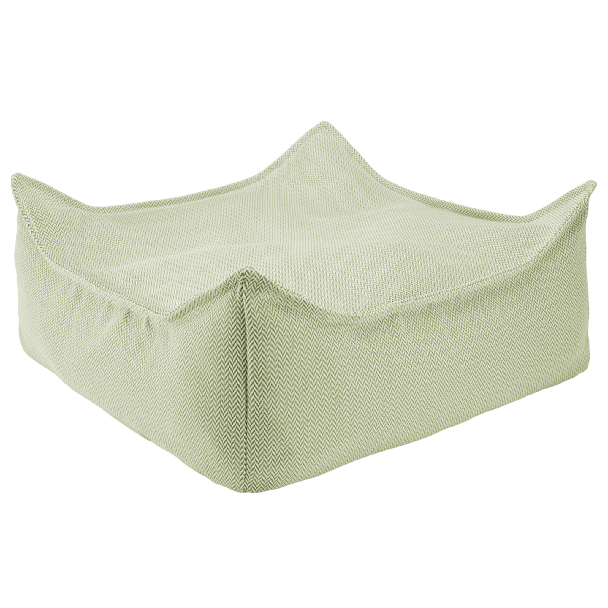 Wigiwama Beanbag and Ottoman Set Outdoor Herba