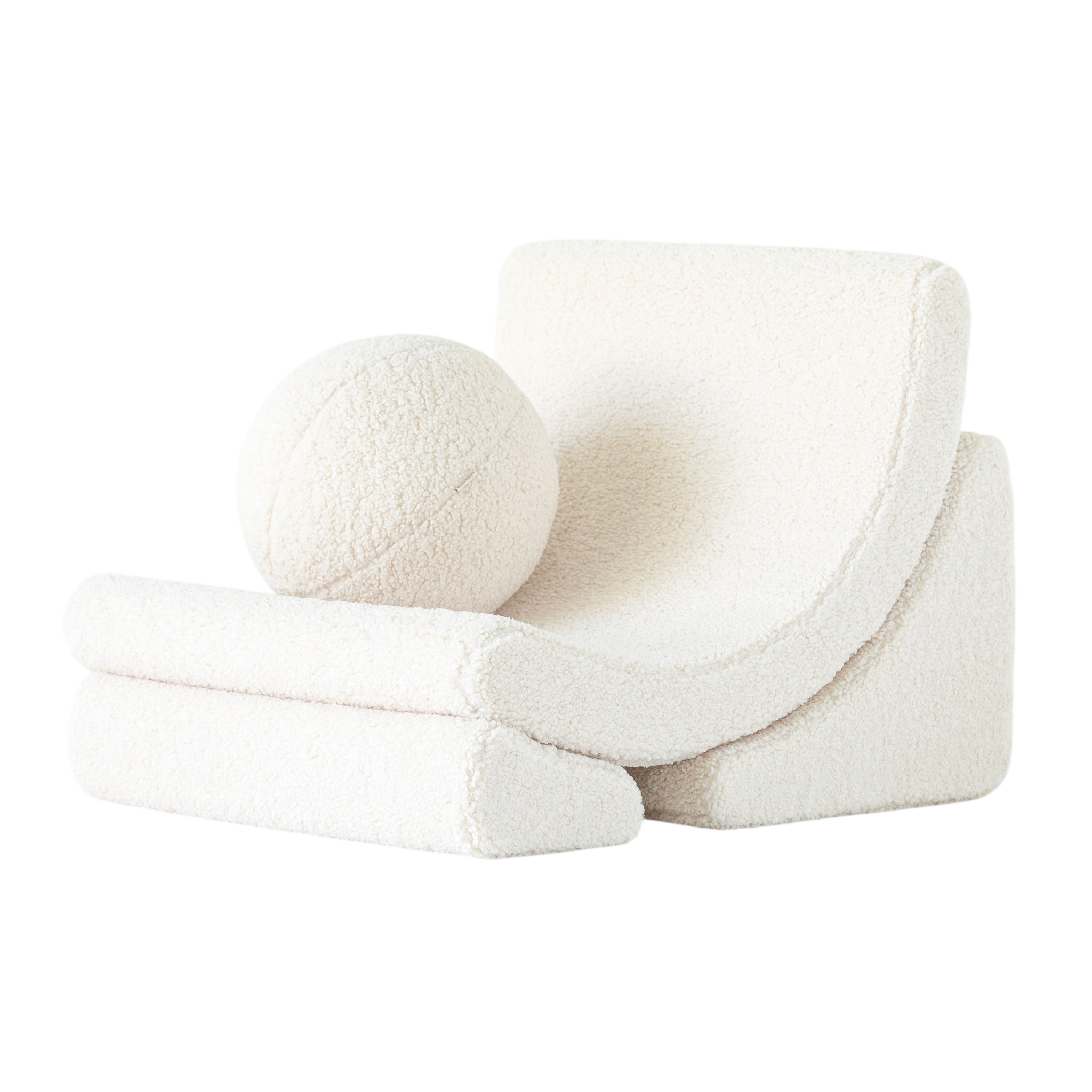 Cream White Moon Chair
