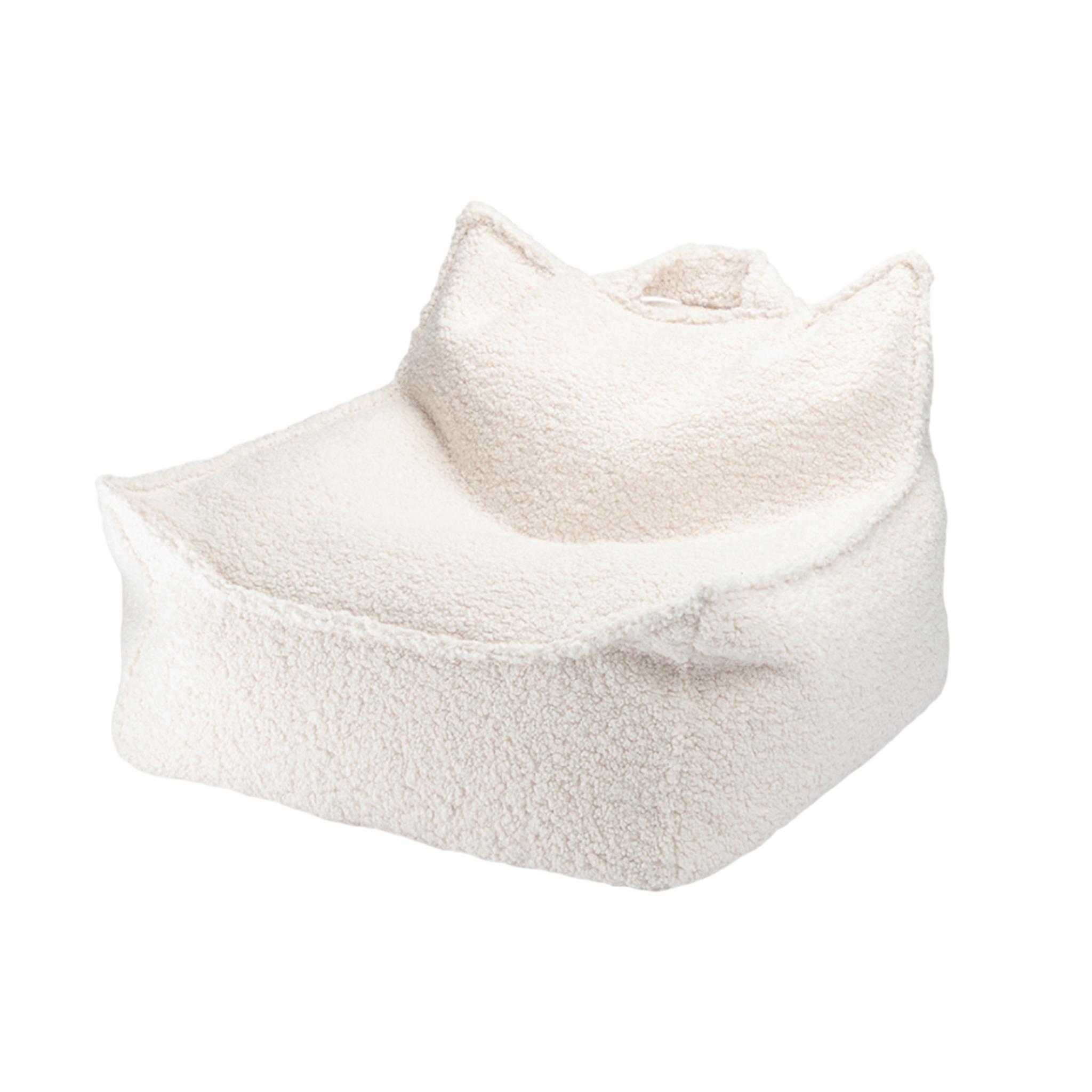 Wigiwama Sitzsack und Ottoman Set Cream White