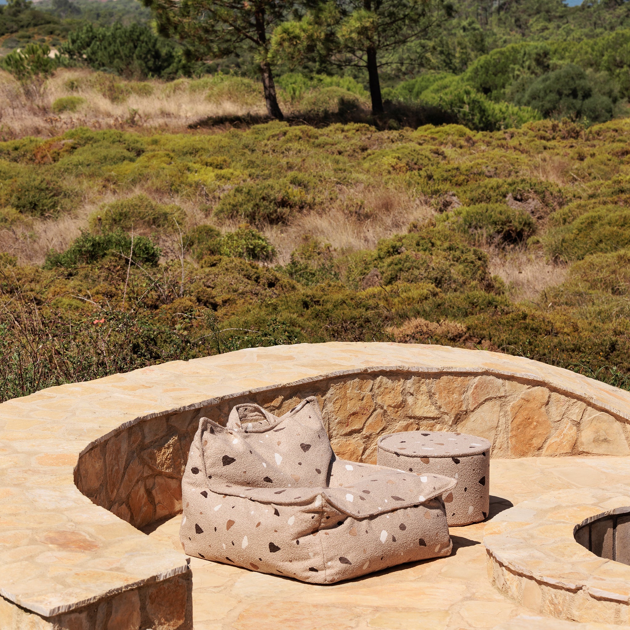 Wigiwama beanbag set Terrazzo
