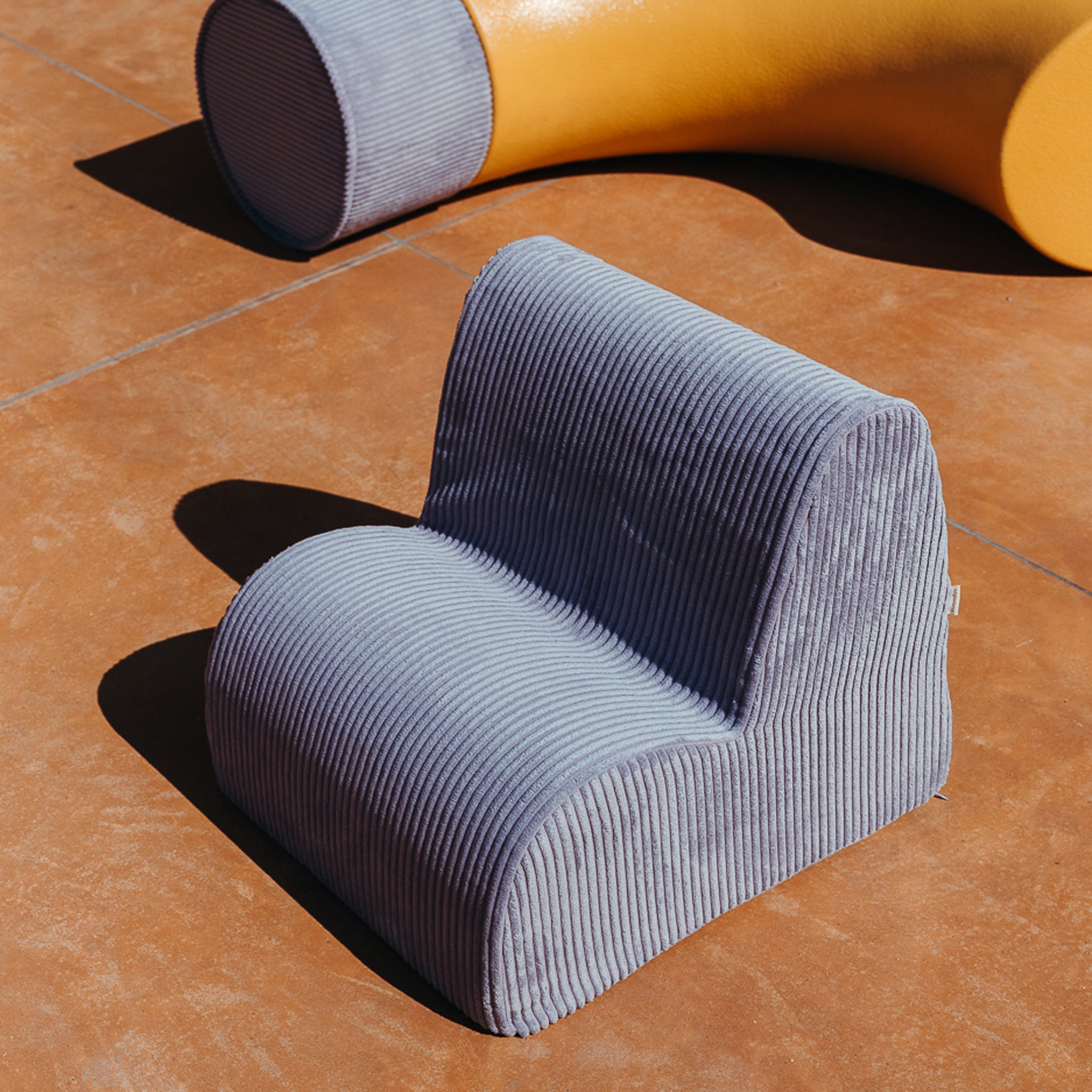 Chaise Blueberry Blue Cloud