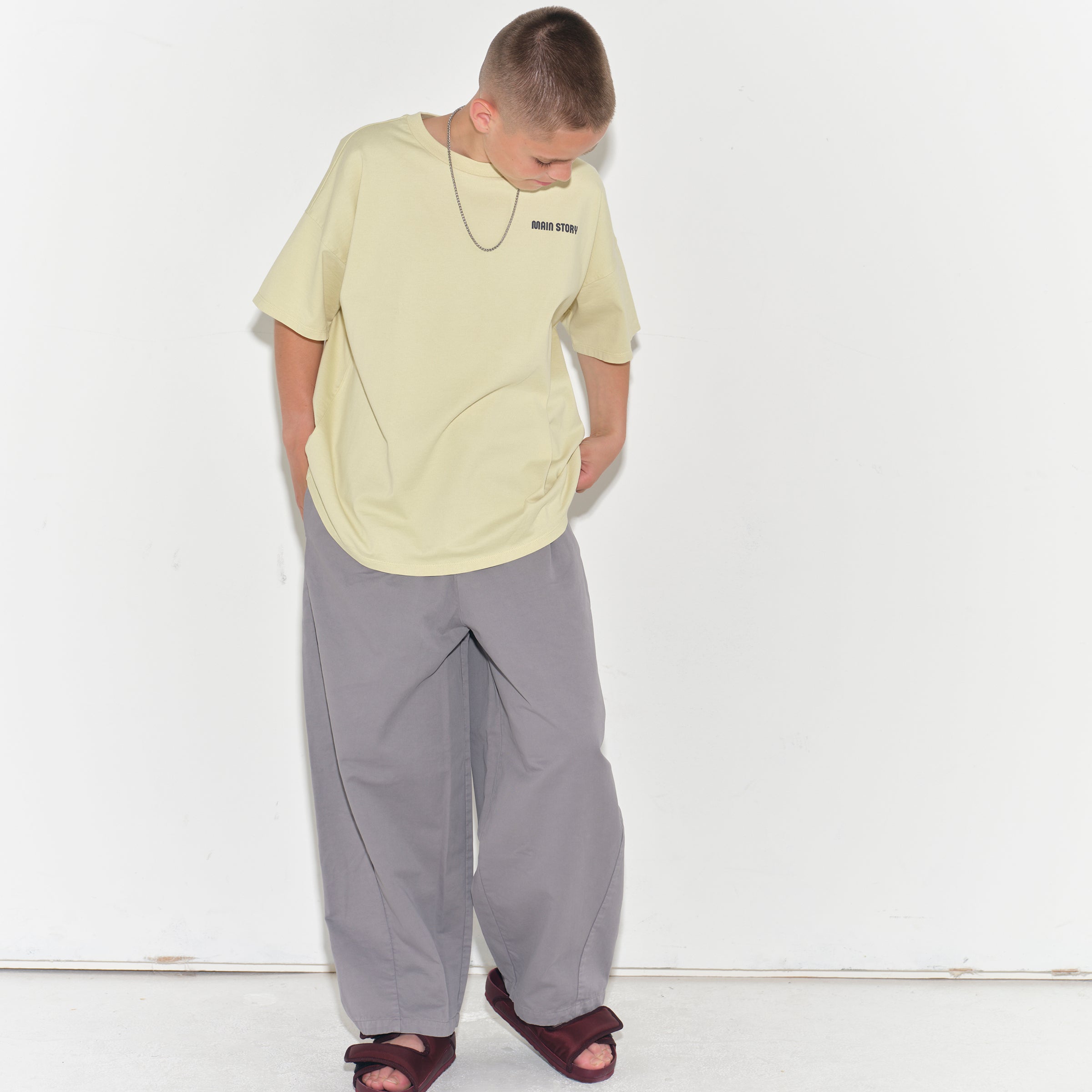 T-shirt Dusty Yellow Jersey