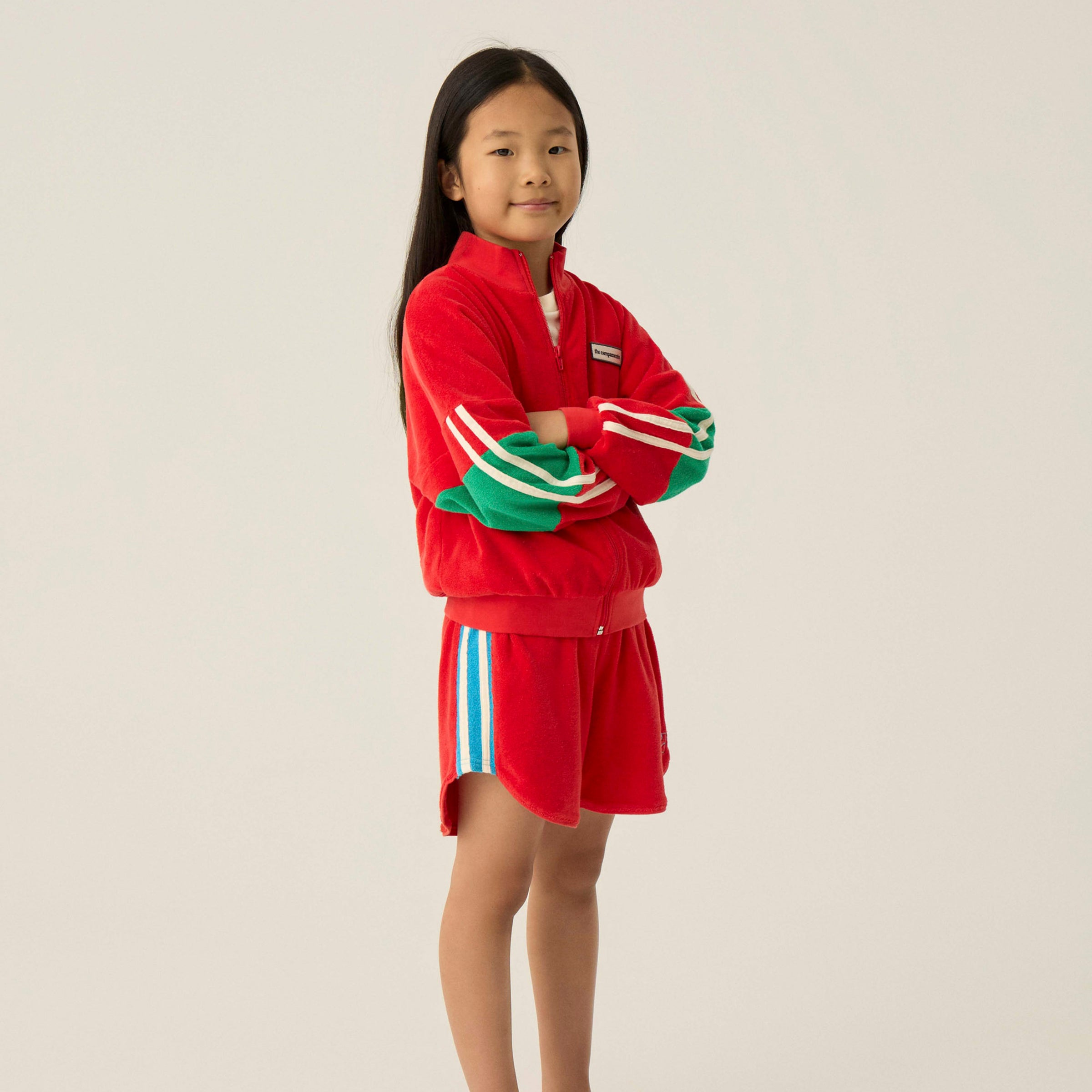 Shorts Color Block Red