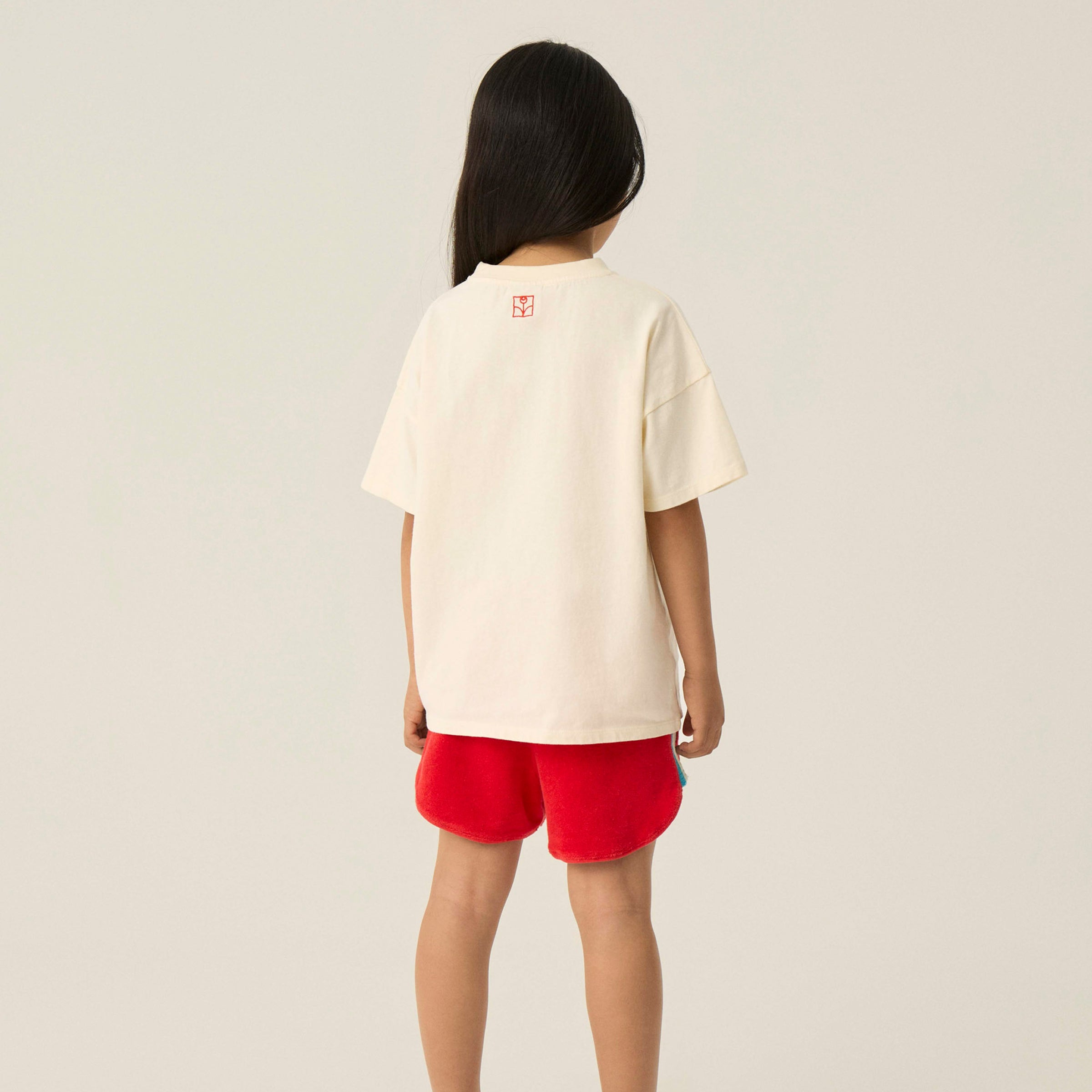 Shorts Color Block Red