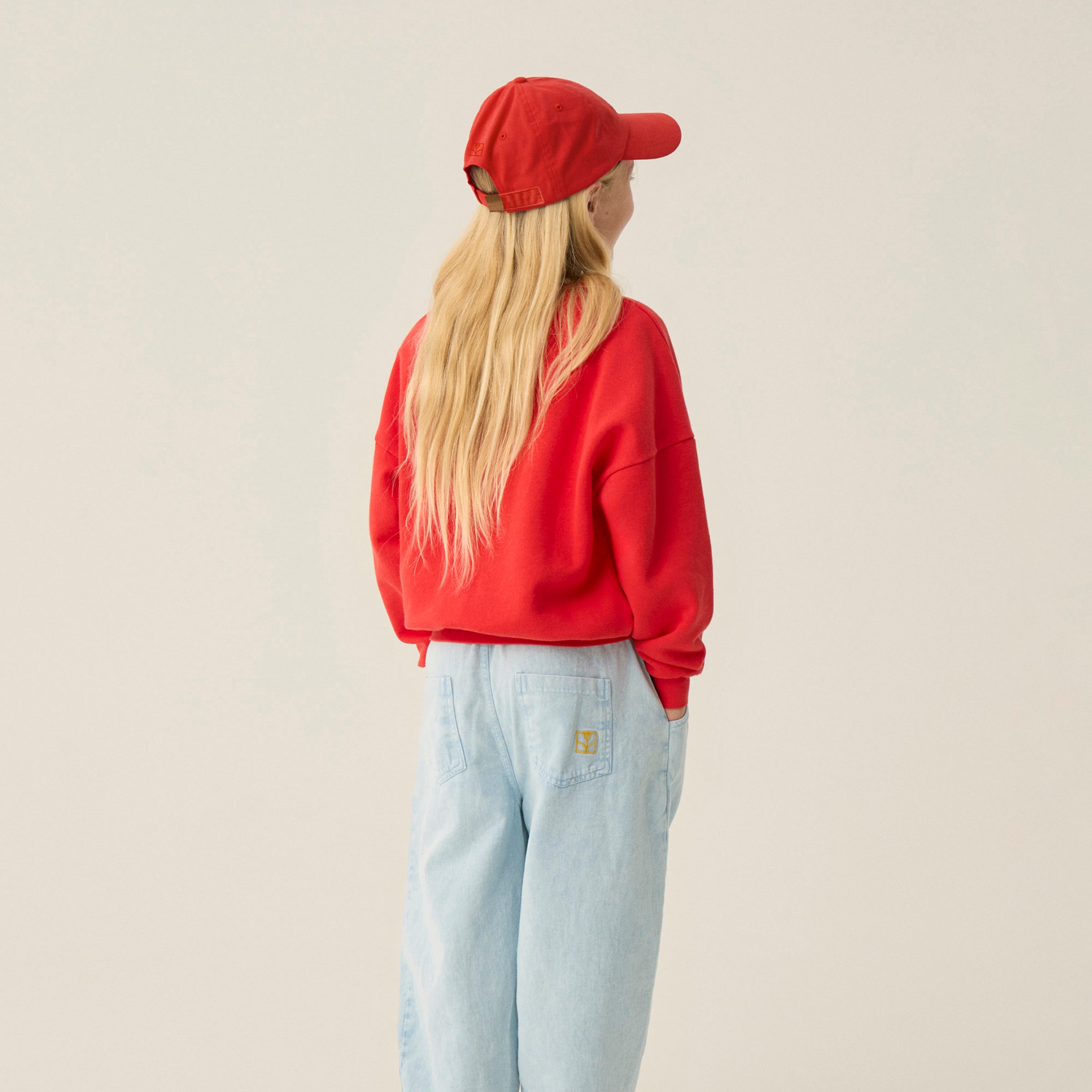 Sweatshirt Reading Lion Red