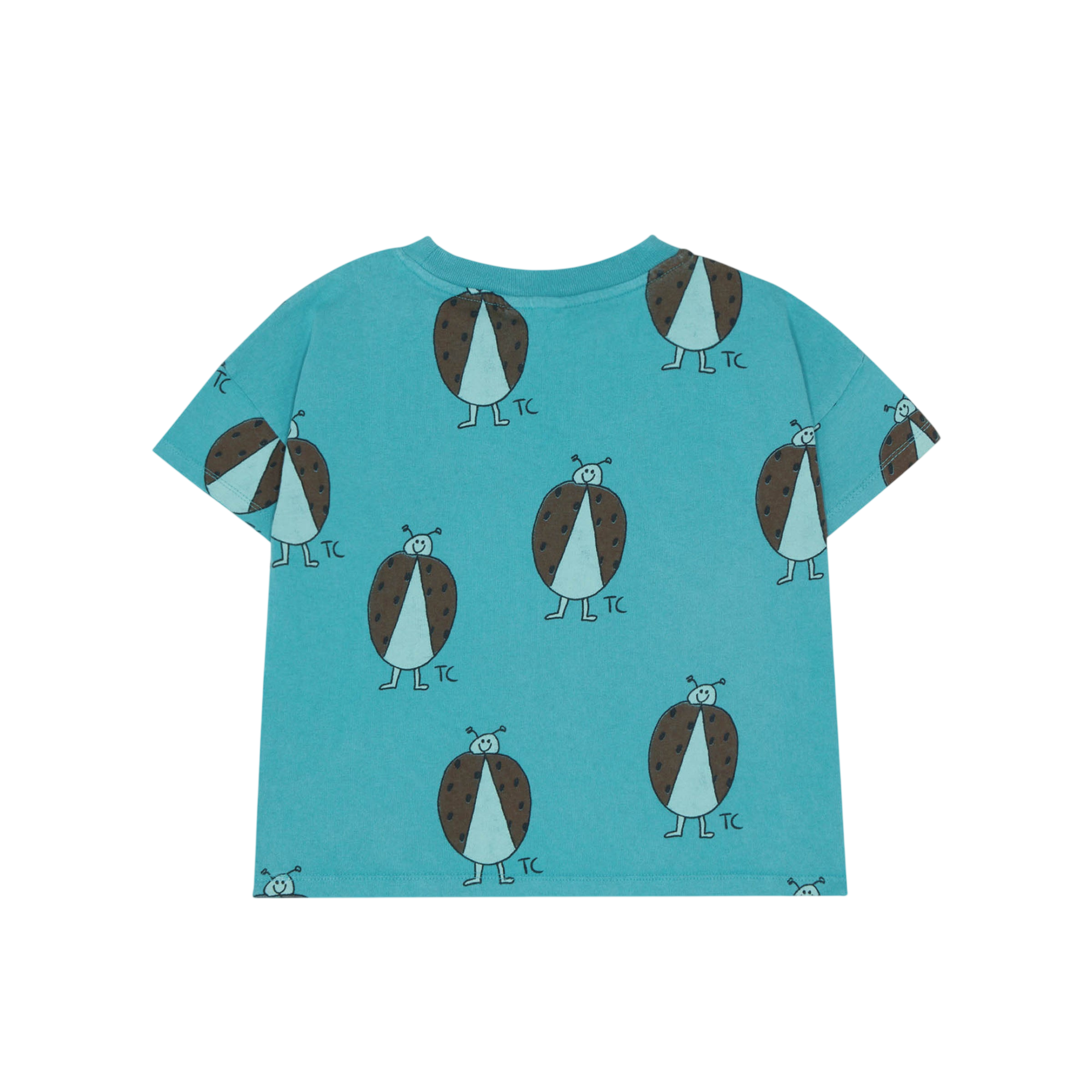 T-Shirt Ladybug Allover Blue
