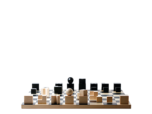 Naef Bauhaus Schachfiguren Holz Josef Hartwig
