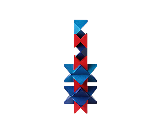 Naef wooden building game Tawa building game blue