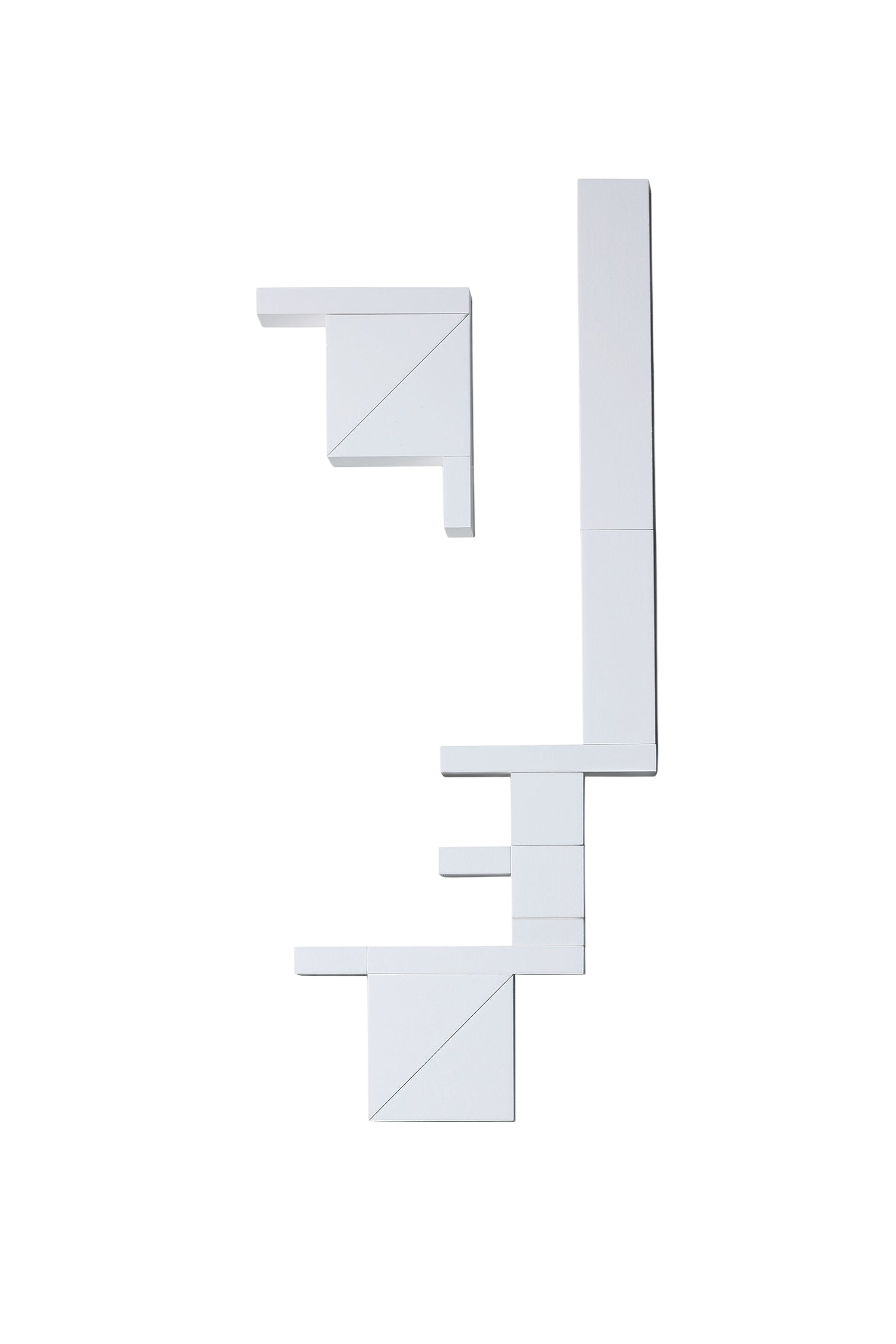 Naef Jeu de construction en bois Bauhaus blanc