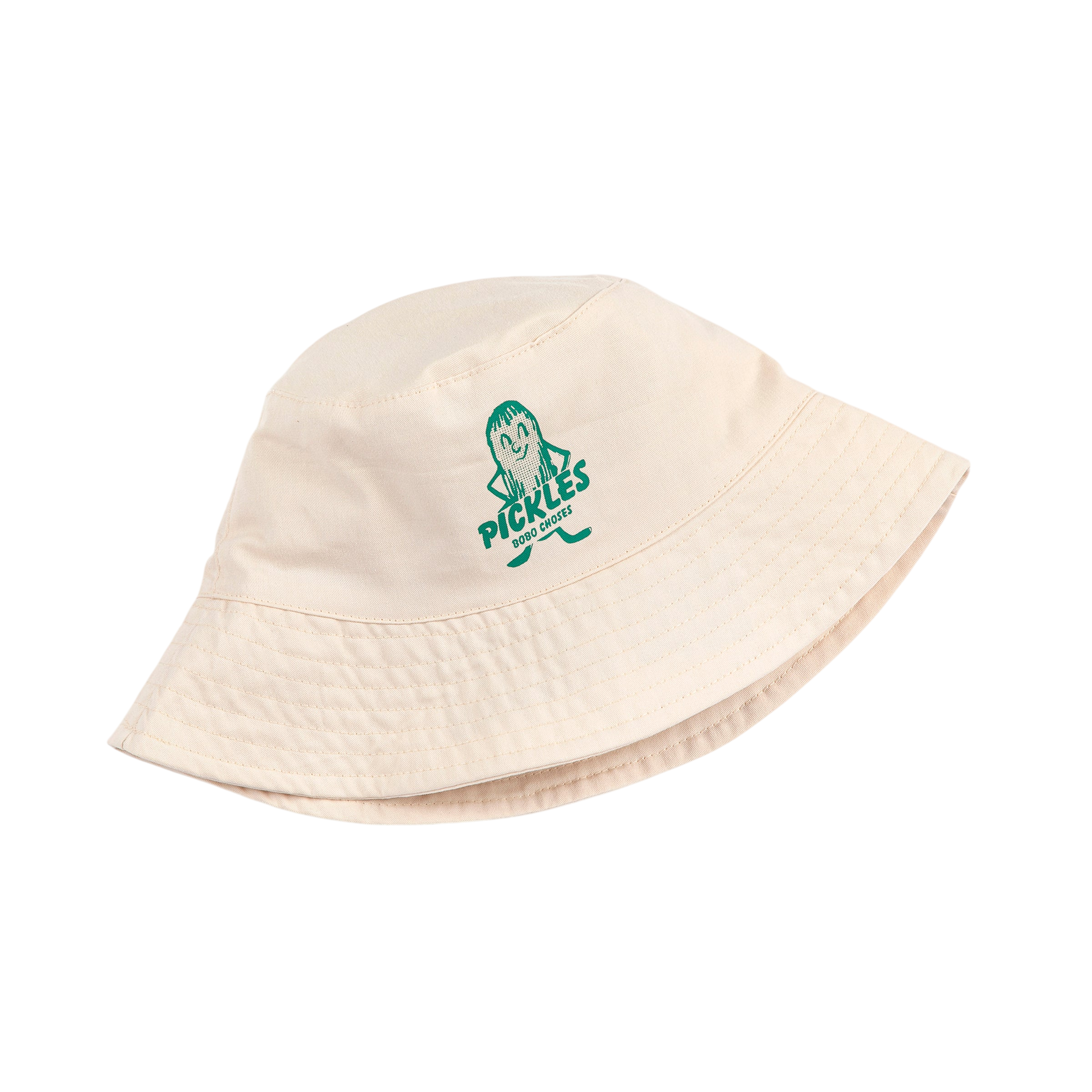 Reversible sun hat Bobo Choses Pickles Offwhite