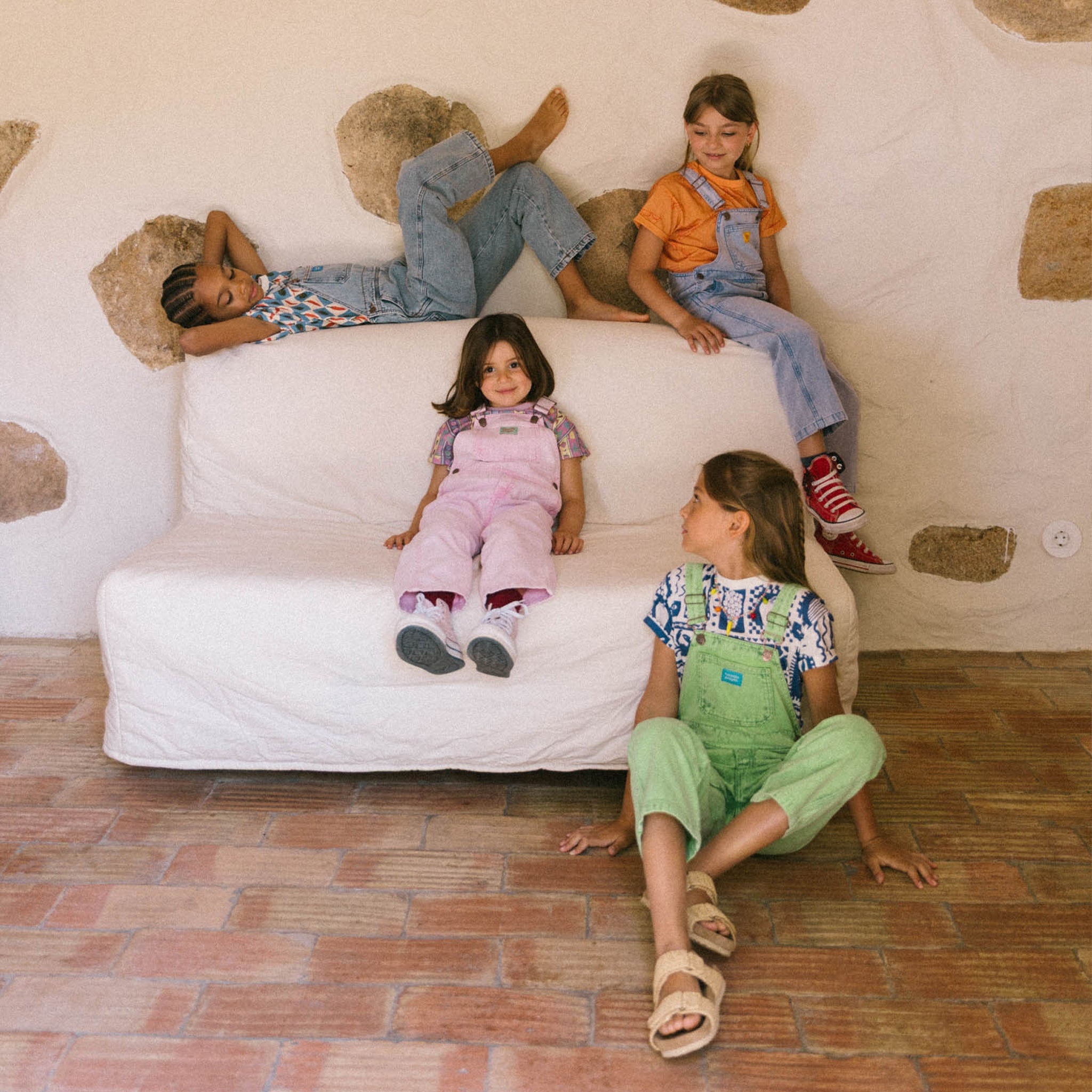 Salopette rose fuchsia