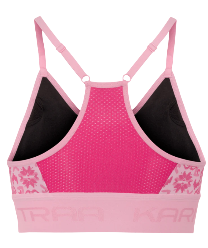 Kompressions-Sport-BH Var Printed pink