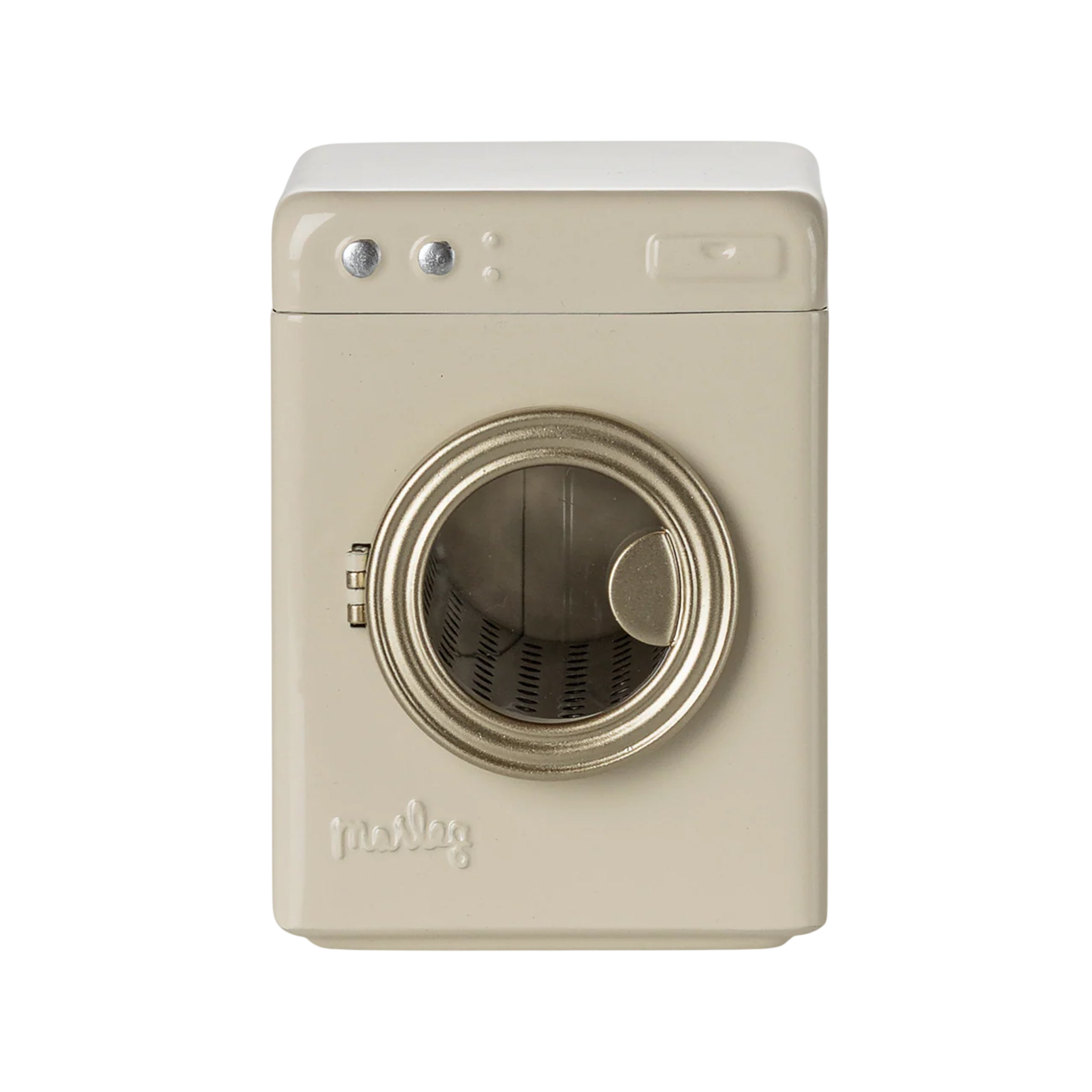 Maileg Washing machine Mouse Cream