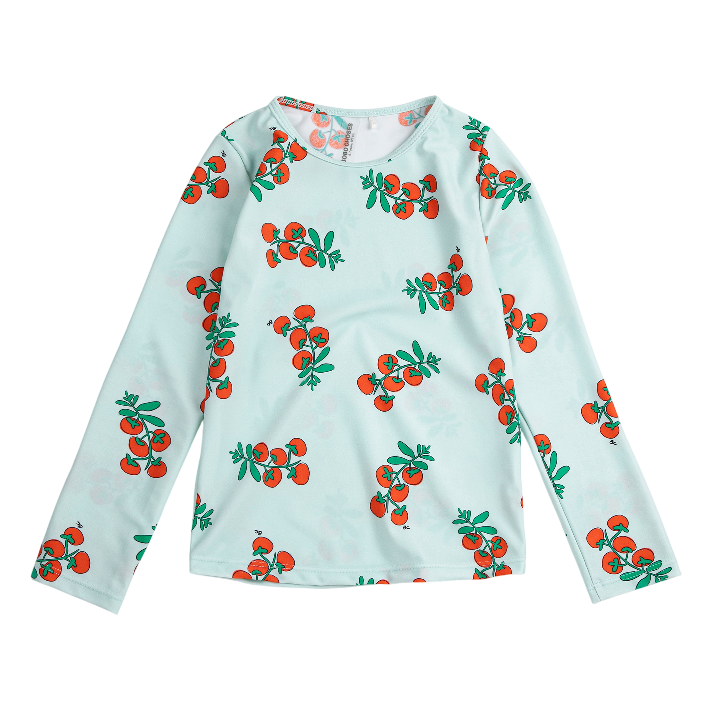 UV Badeshirt Juicy Tomatoes Light Blue