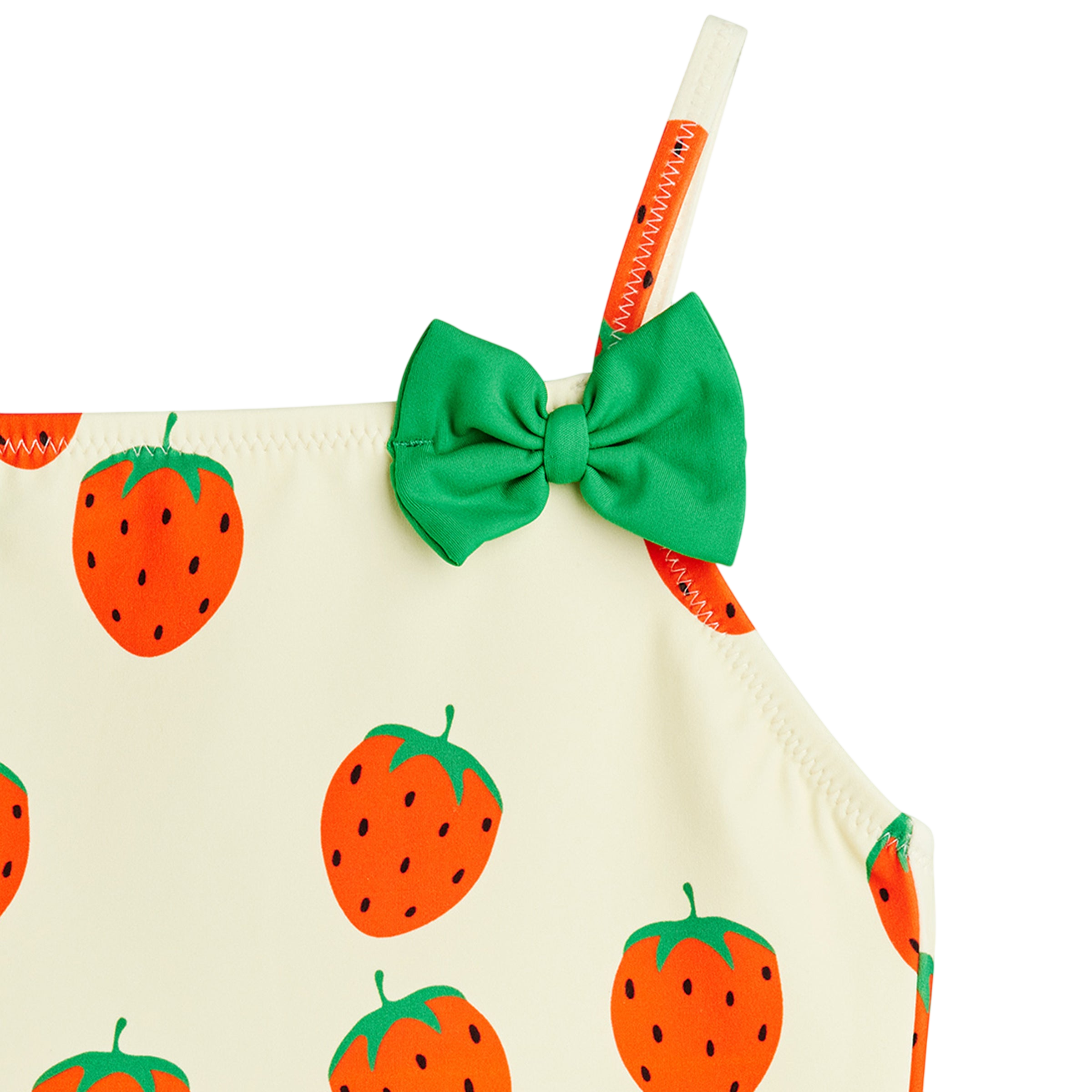 Badeanzug Strawberries Off White