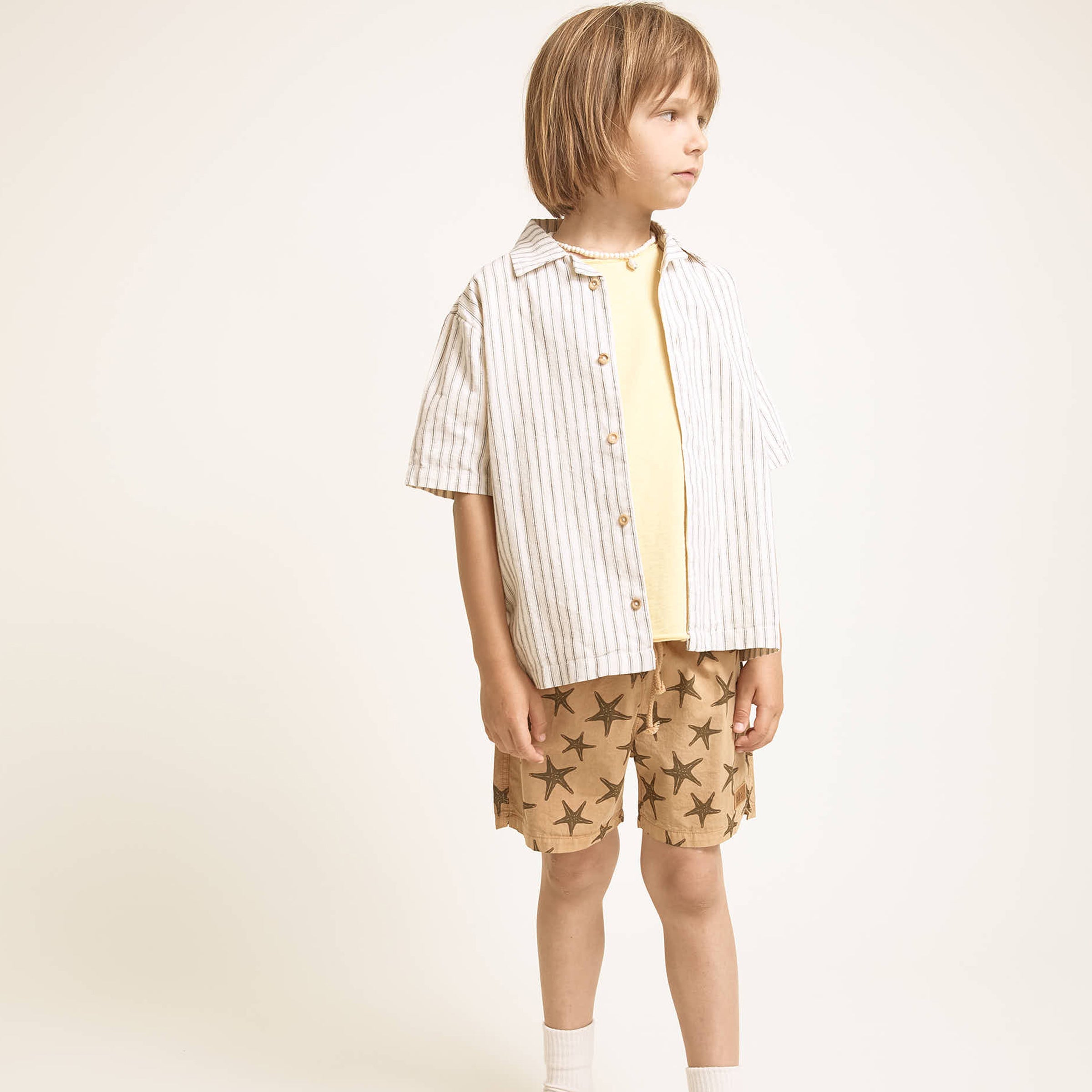 Badeshorts Starfish Brown Sugar