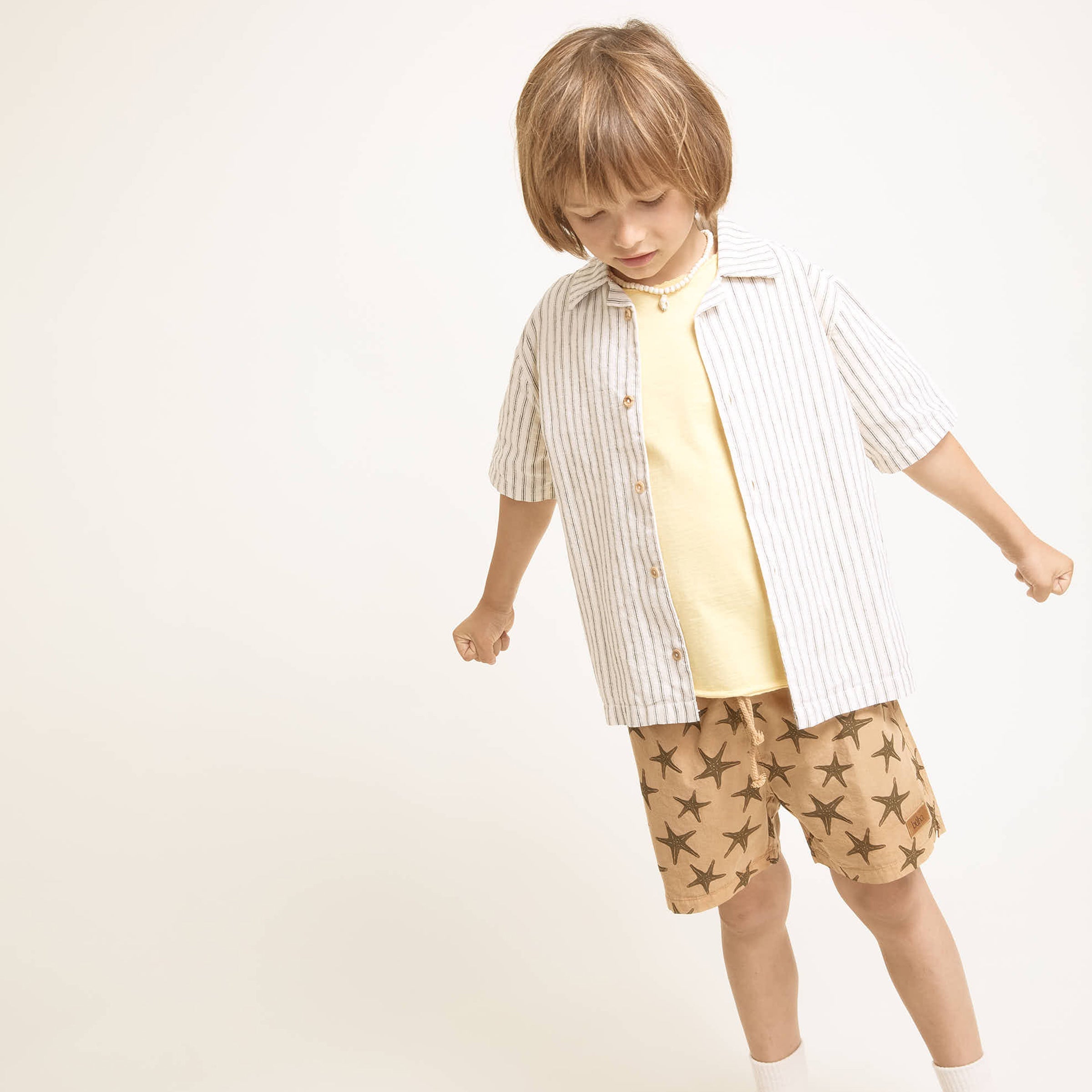 Badeshorts Starfish Brown Sugar