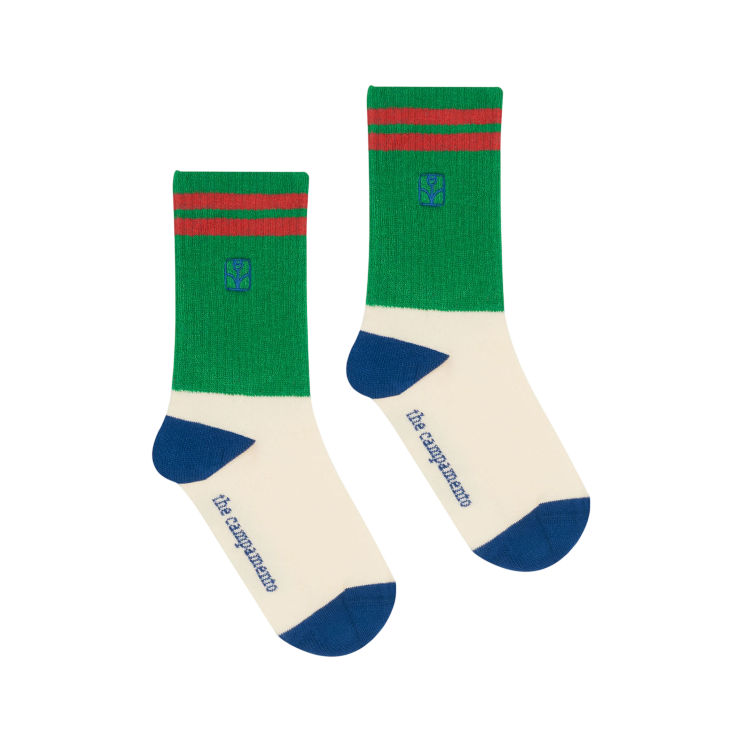 Chaussettes Color Block Green