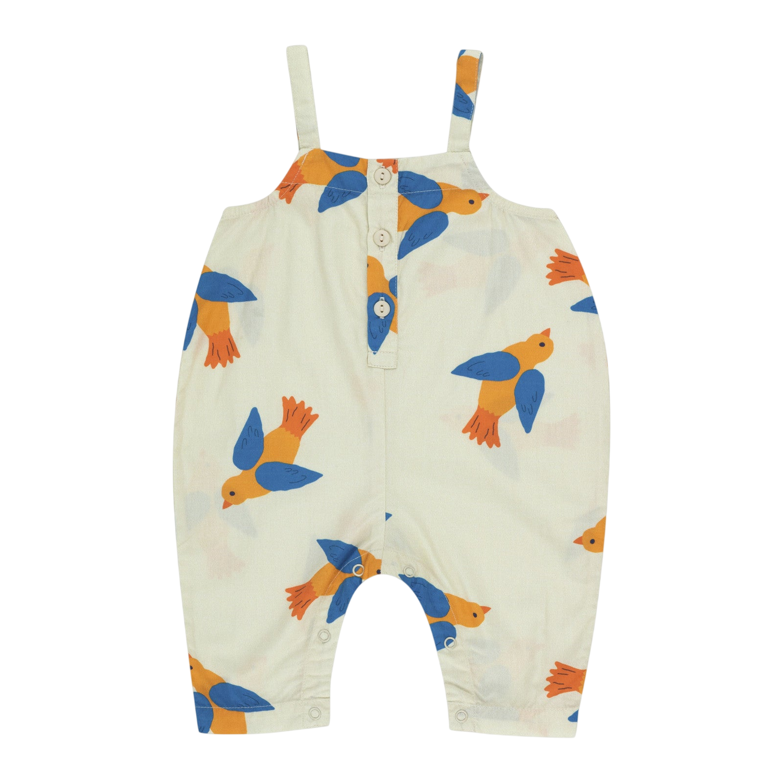 Salopette bébé Birds Light Cream