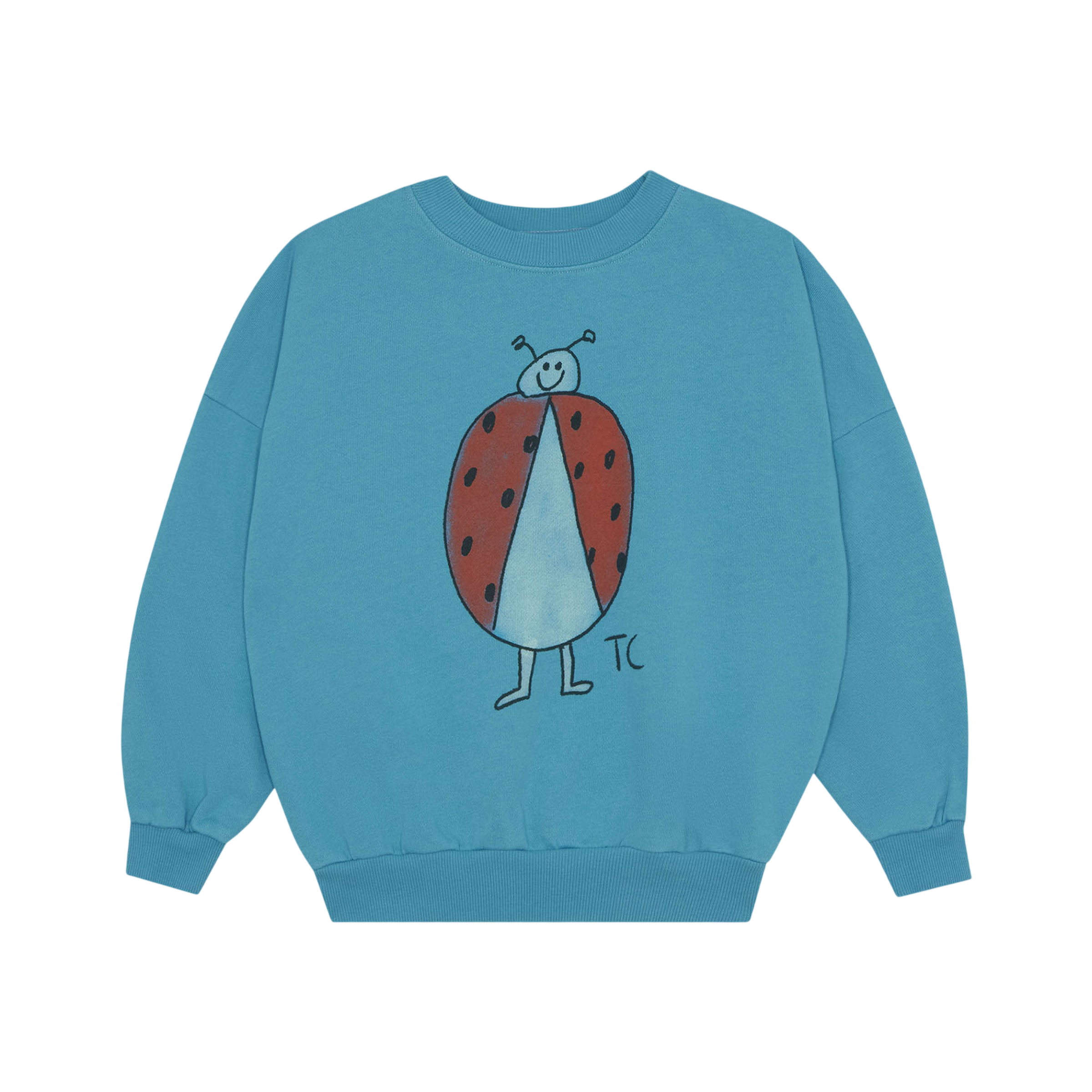 Sweatshirt Ladybug Blue