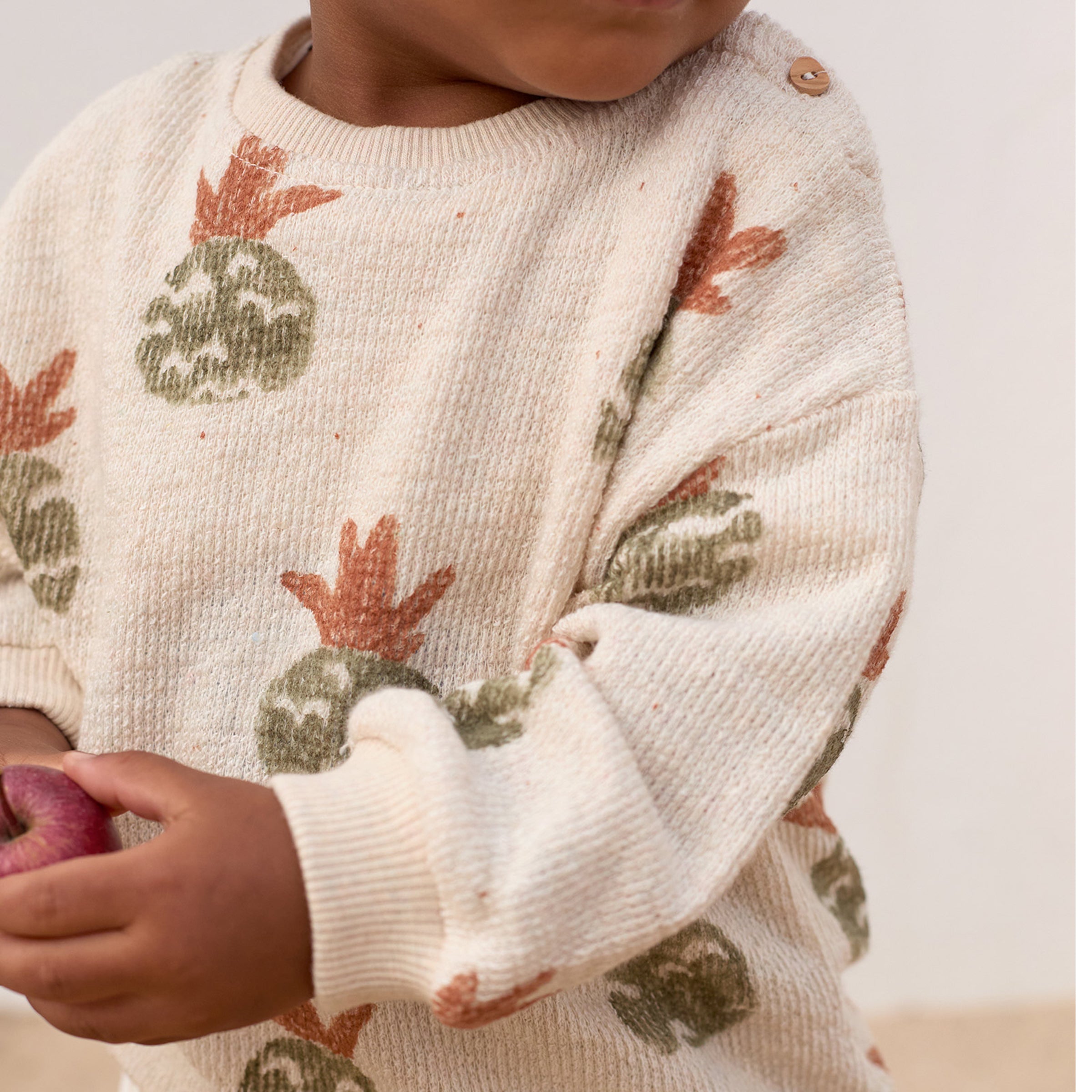 Baby Sweatshirt Embellished Bio Resin