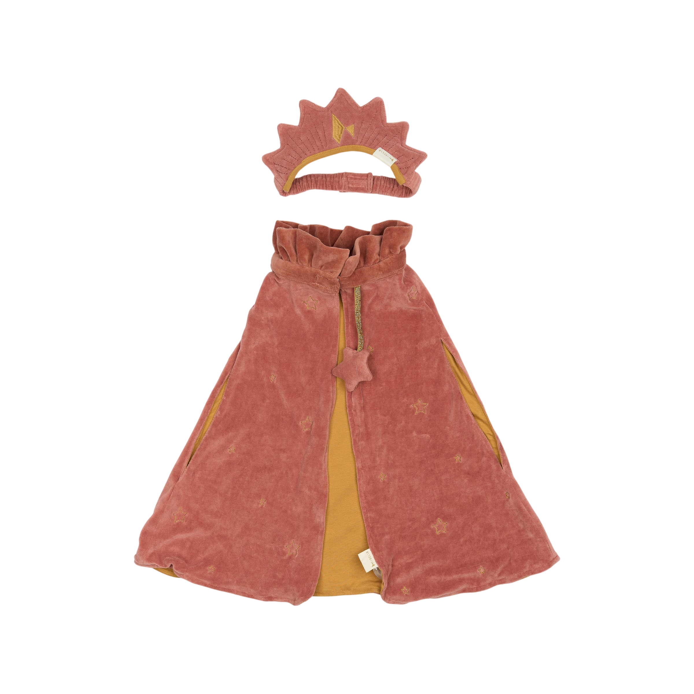 Kostüm Cape und Krone Tiara Ash Rose