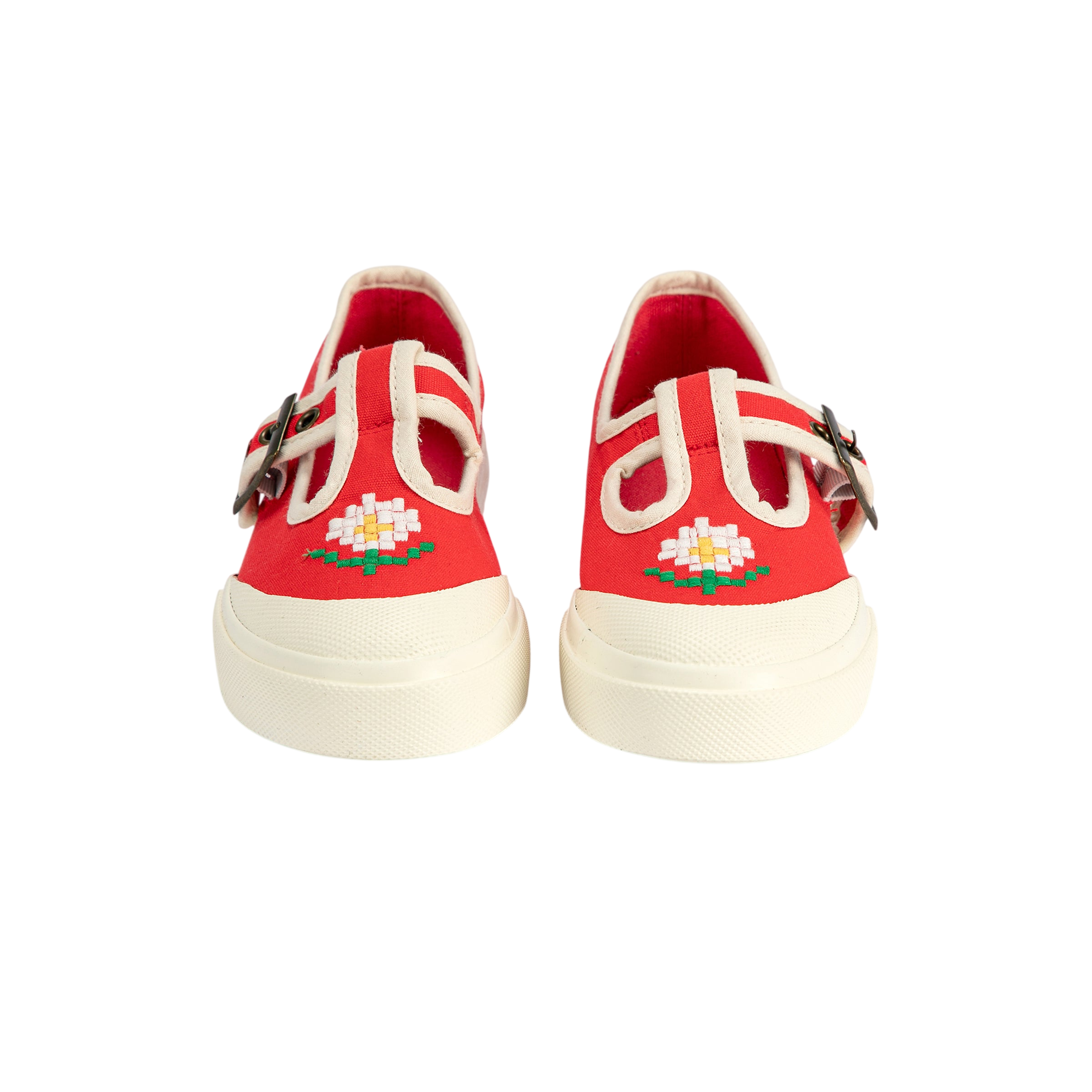 Sandalen Pixel Daisy Red