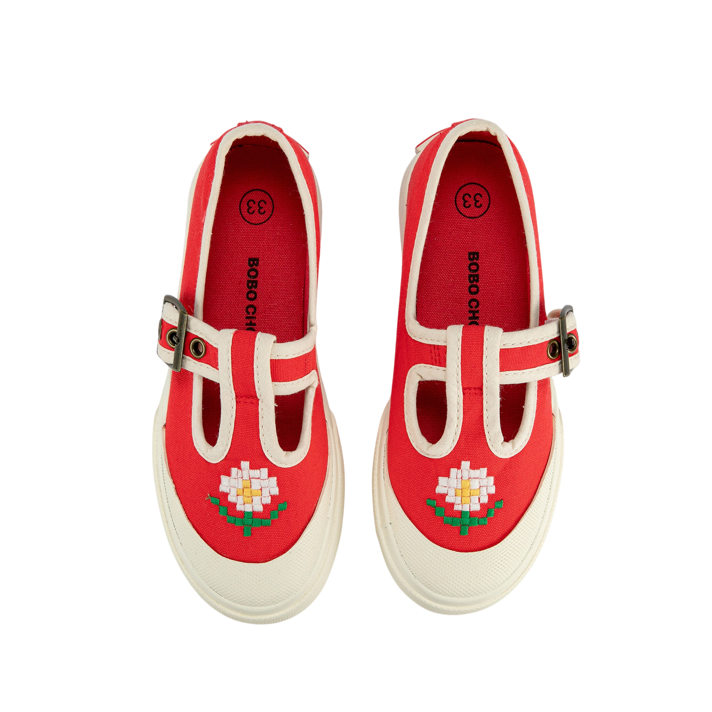 Sandalen Pixel Daisy Red