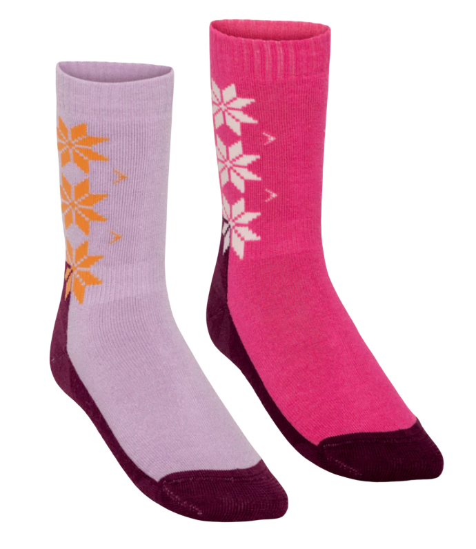 Wollsocken KT 2er-Pack pink