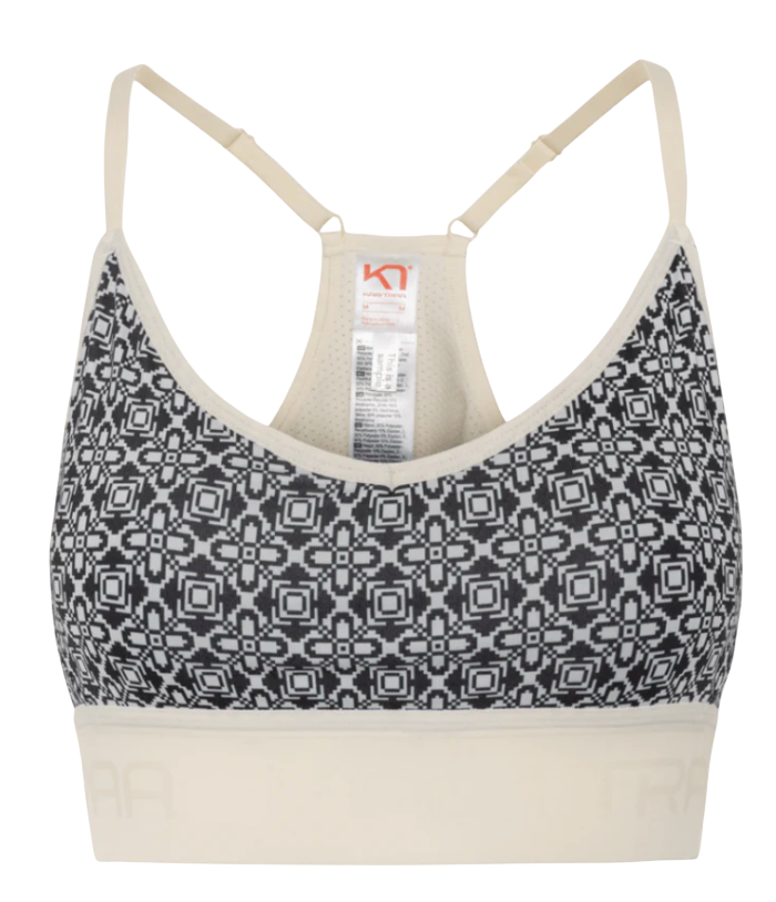 Kompressions-Sport-BH Var Printed nwhite