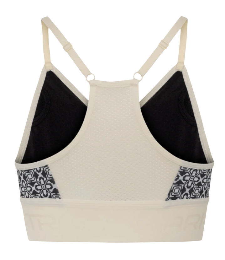 Kompressions-Sport-BH Var Printed nwhite