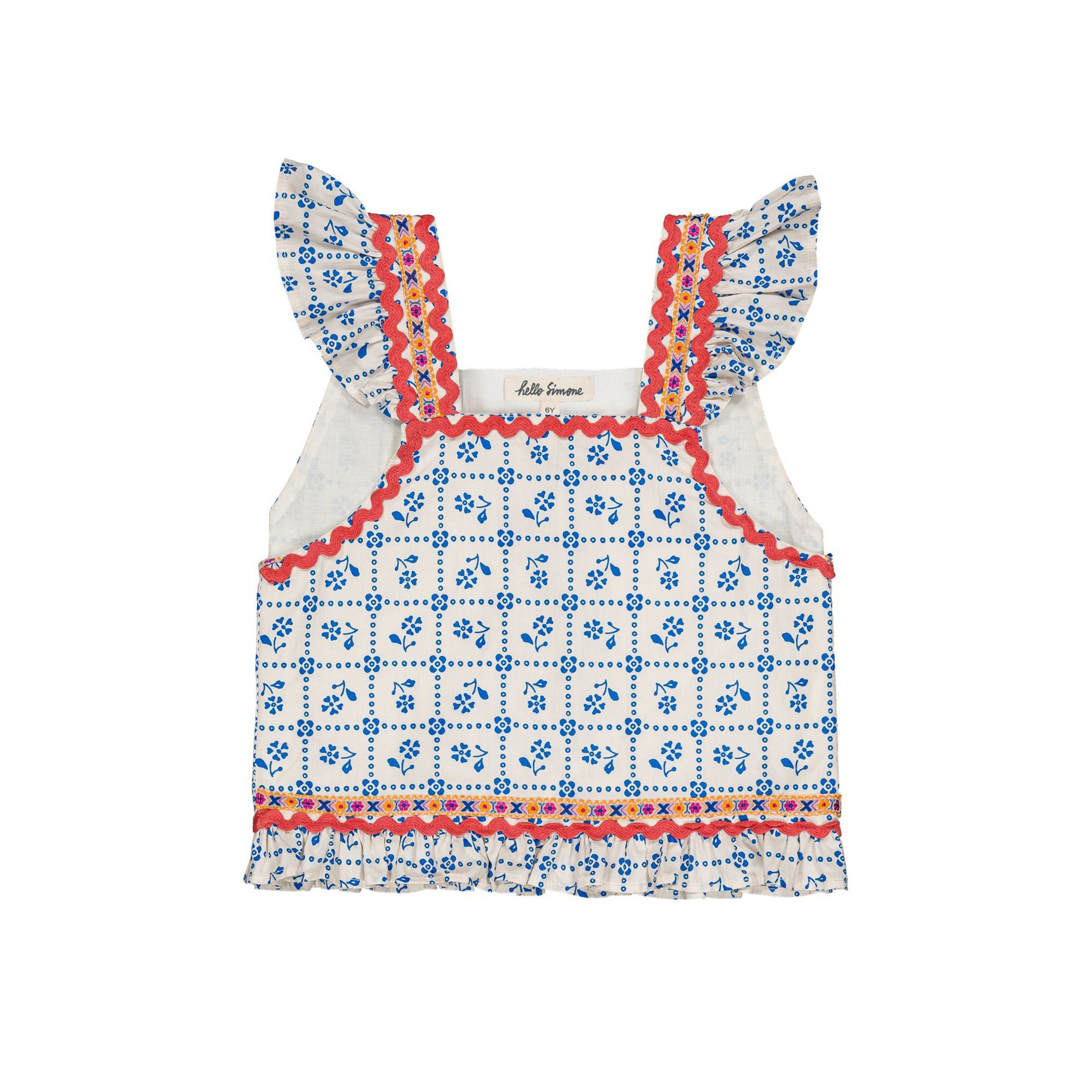 Iria faience blouse