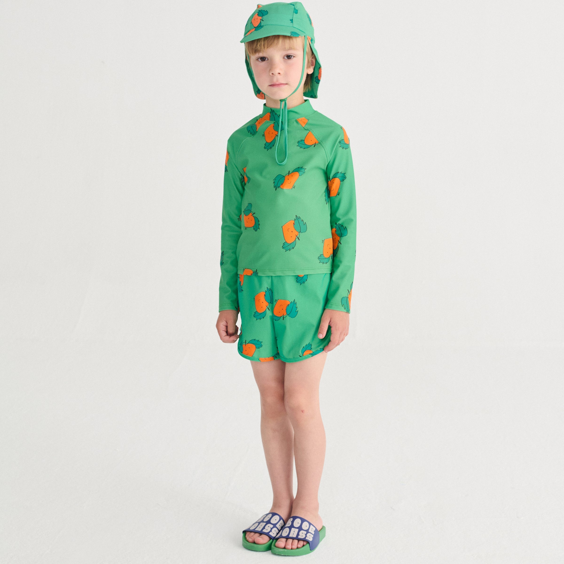 Badeshorts Curious Turnip Green