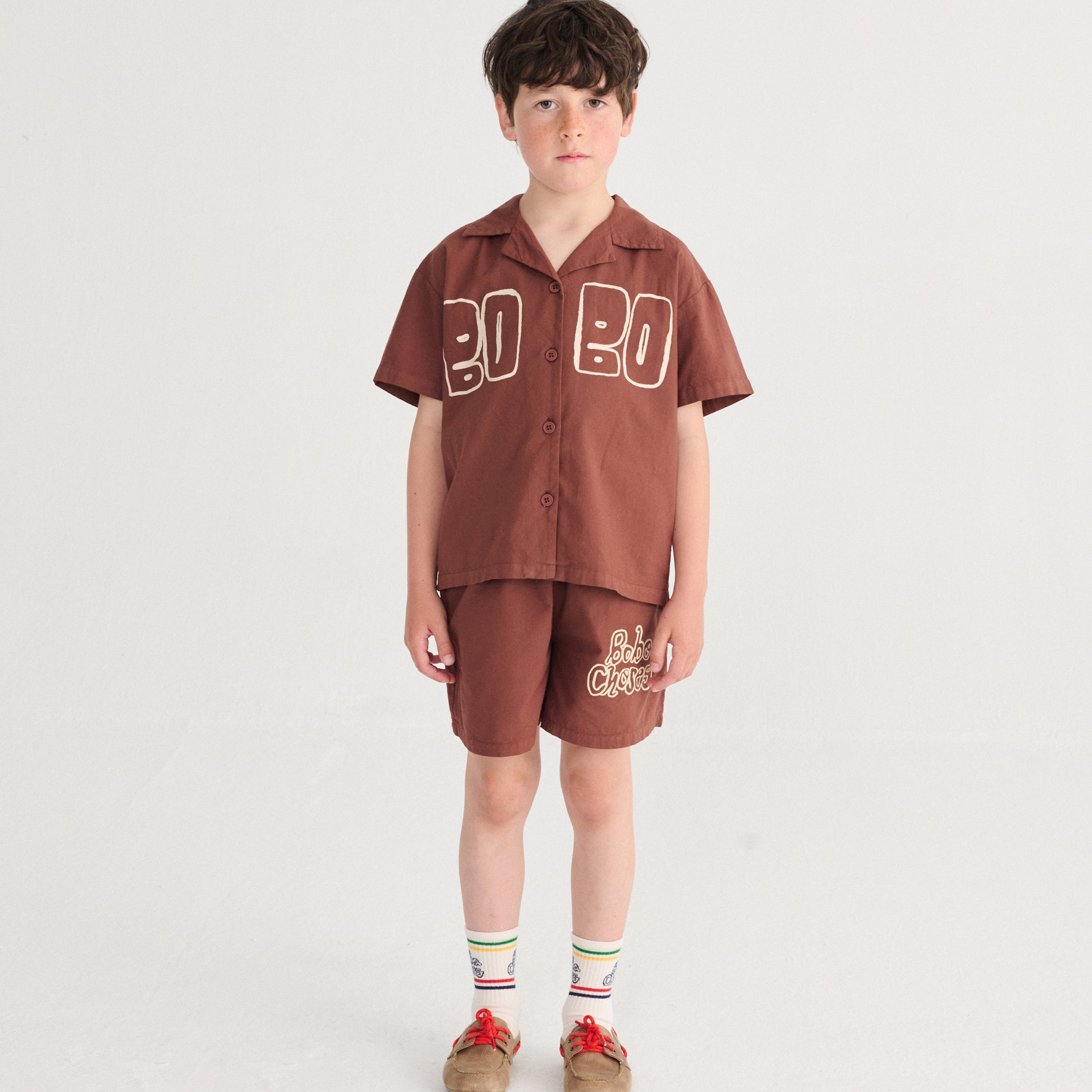 Bermuda Bobo Choses By Hand Brown