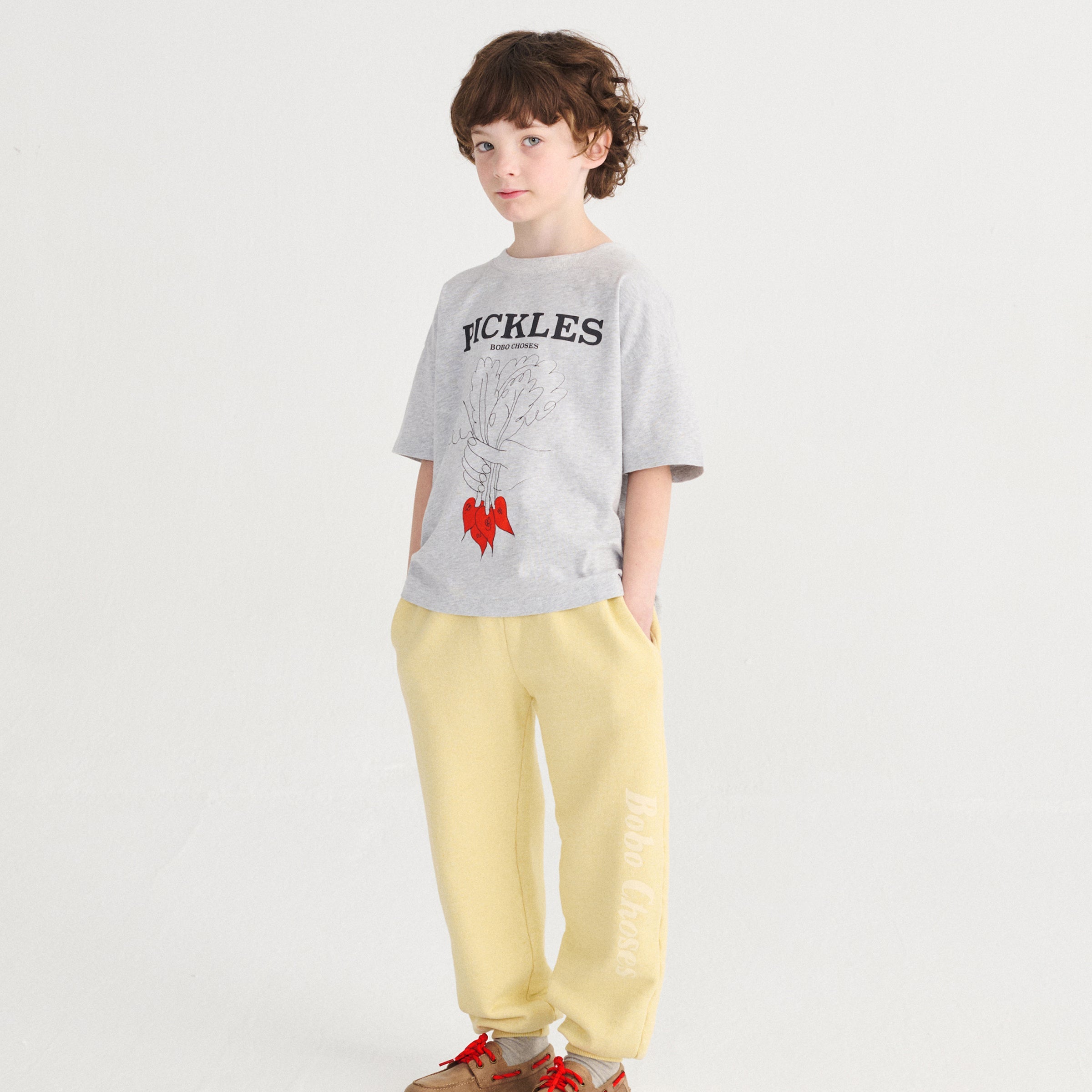 T-shirt Bunch Of Vegetables Heather Grey