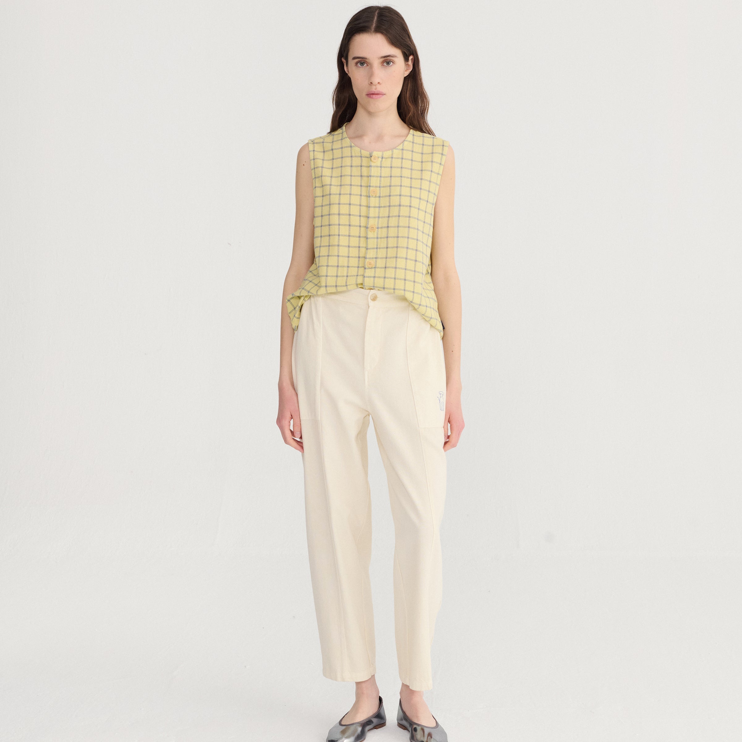 Adult pants Cocoon Ecru