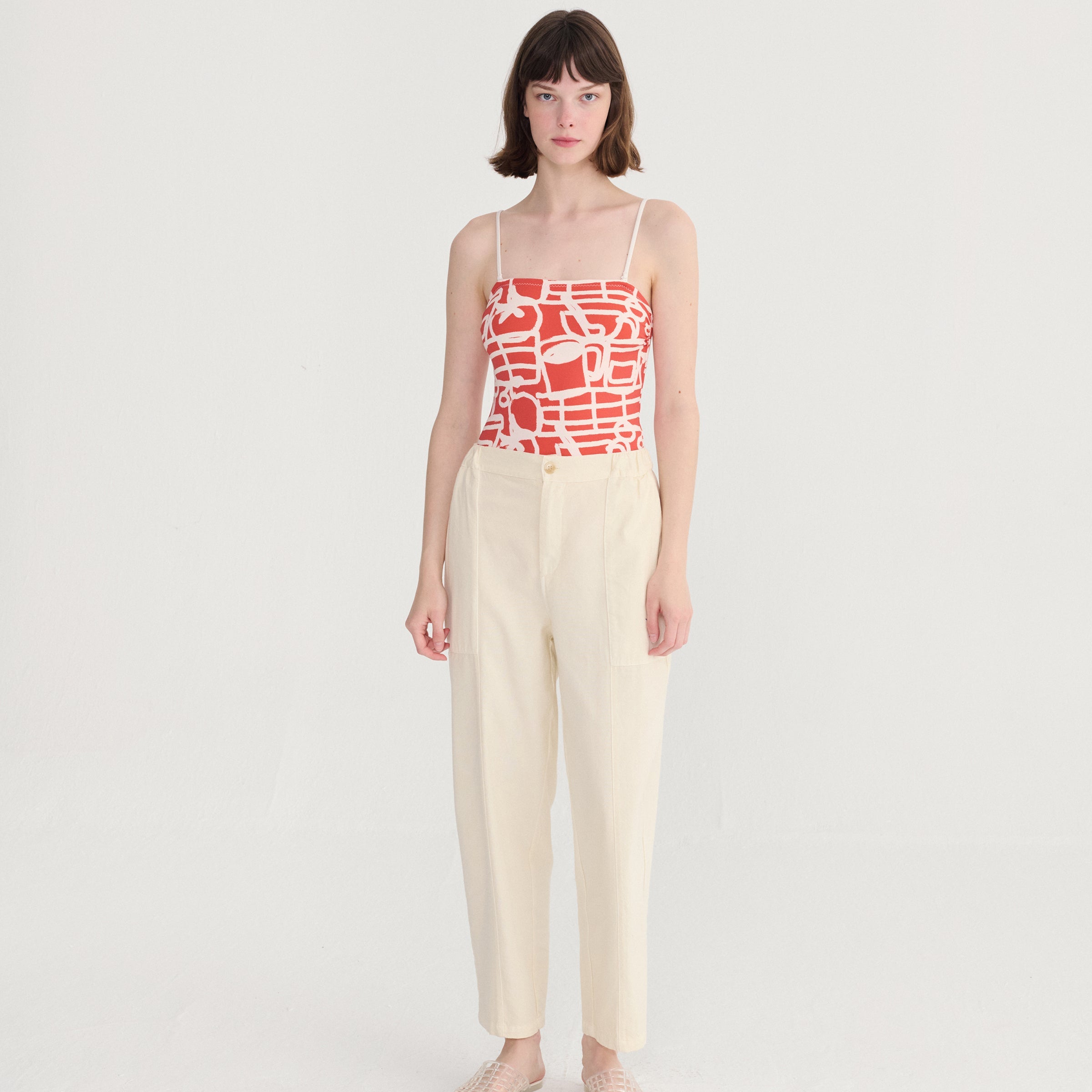 Adult pants Cocoon Ecru
