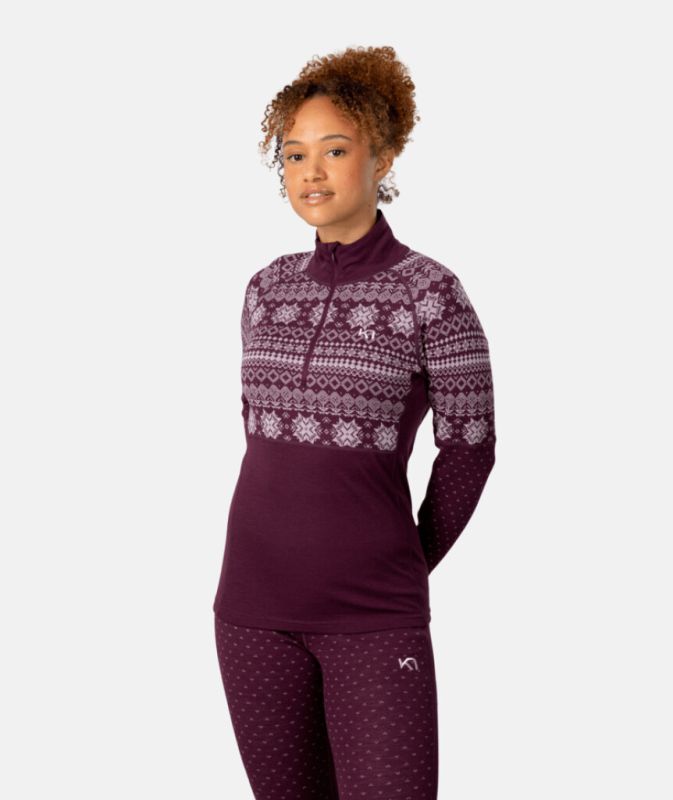 Langarmshirt Vilma HZ wine