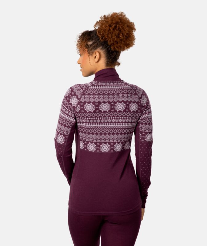 Langarmshirt Vilma HZ wine