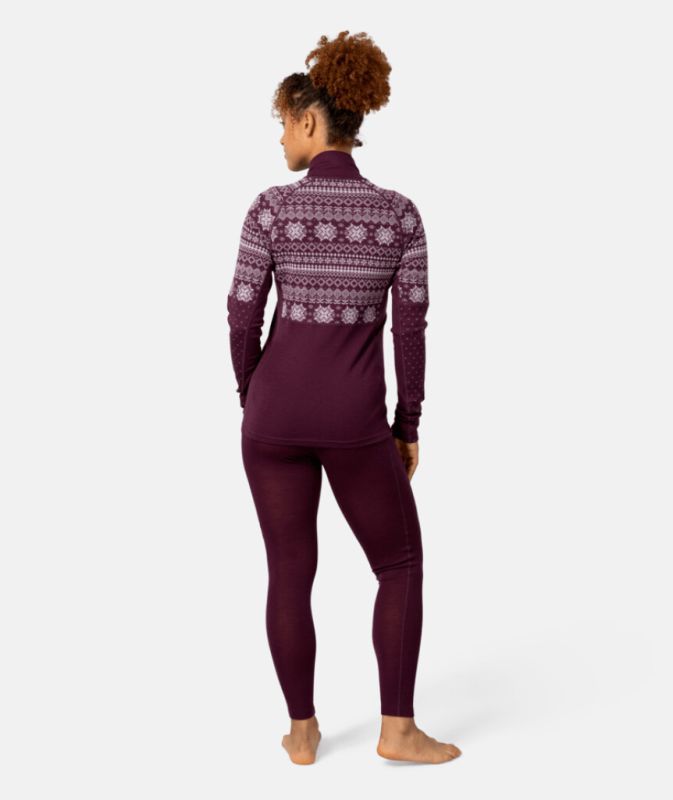Langarmshirt Vilma HZ wine