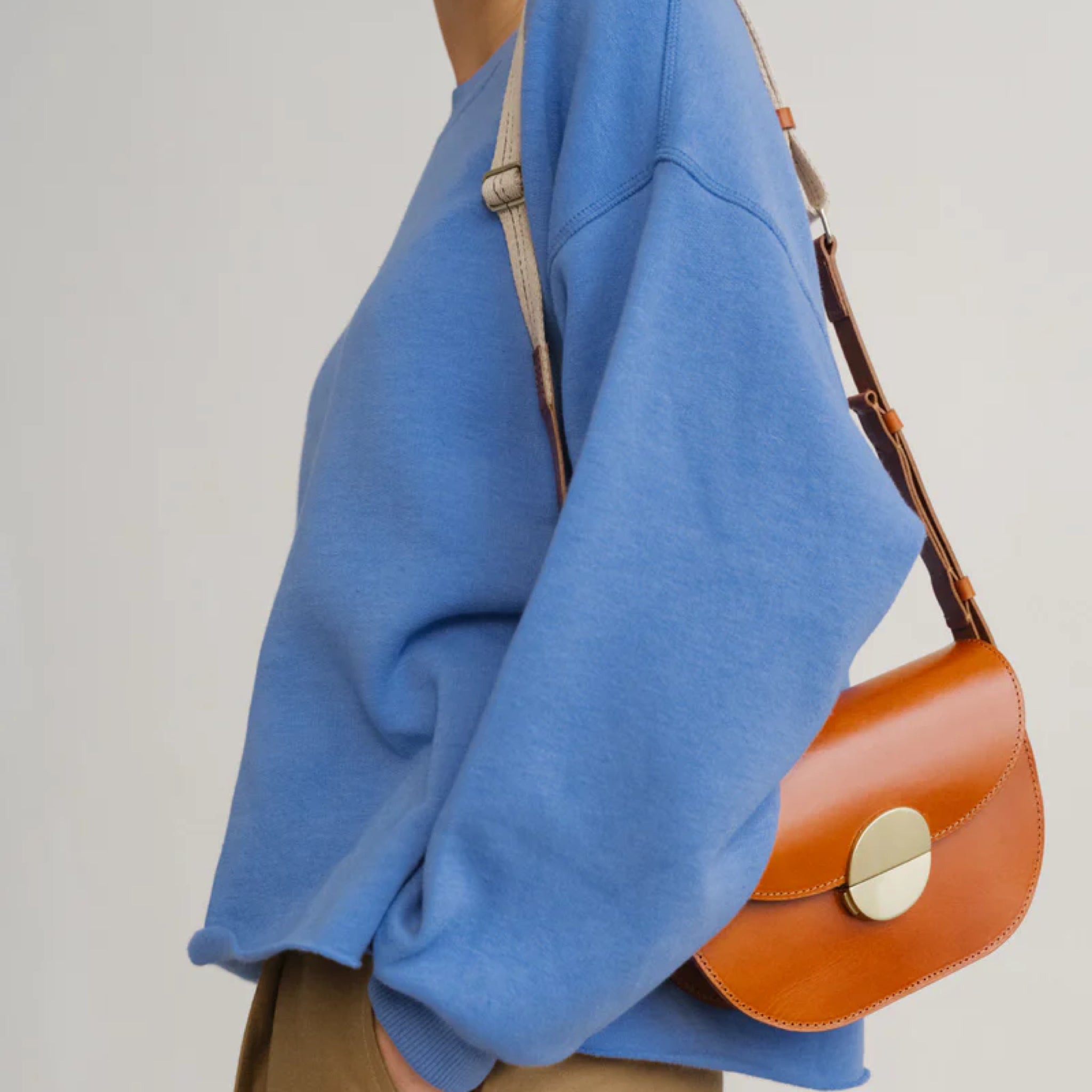Handbag Sicoco Cognac