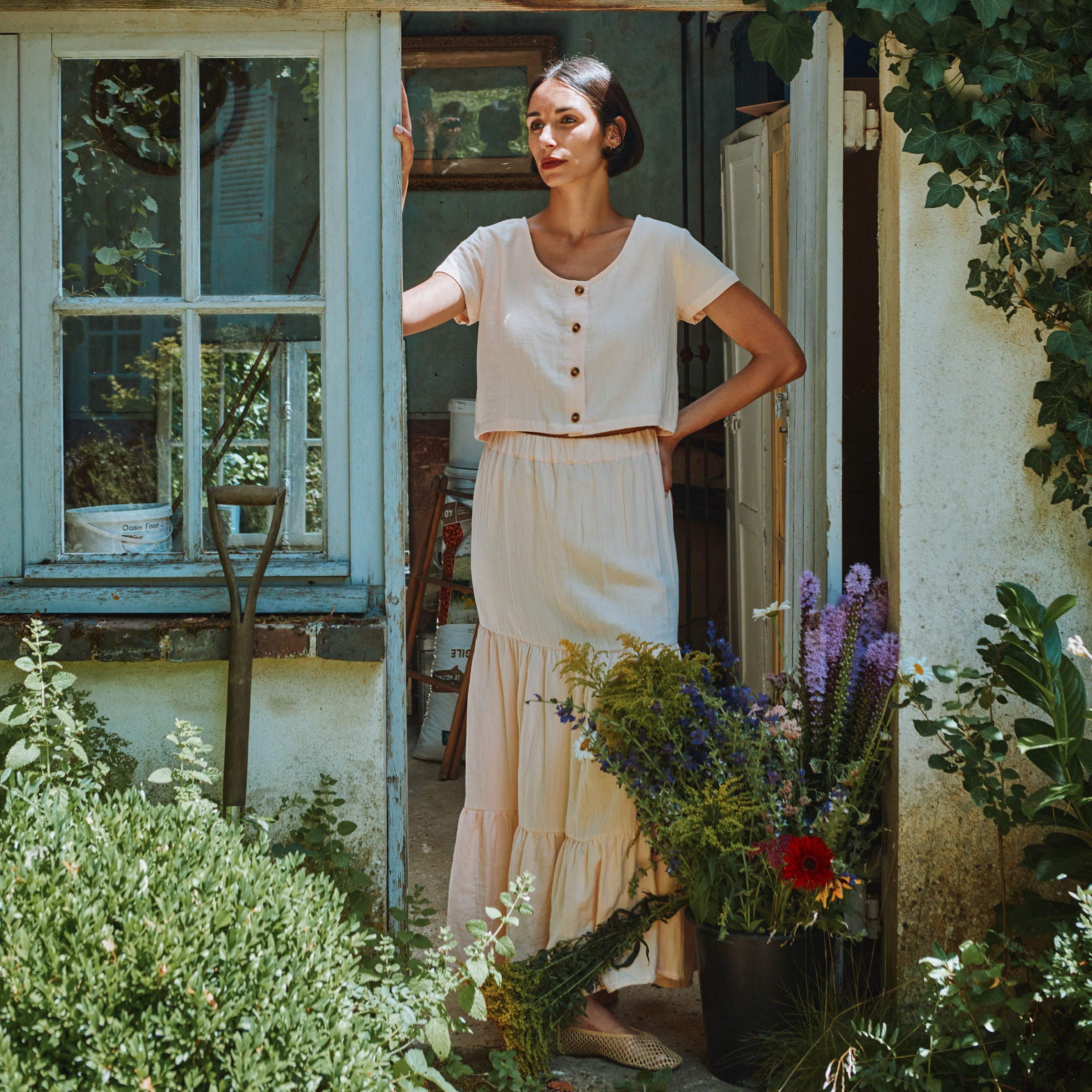 Adult Top Femme Freesia Scallop Shell