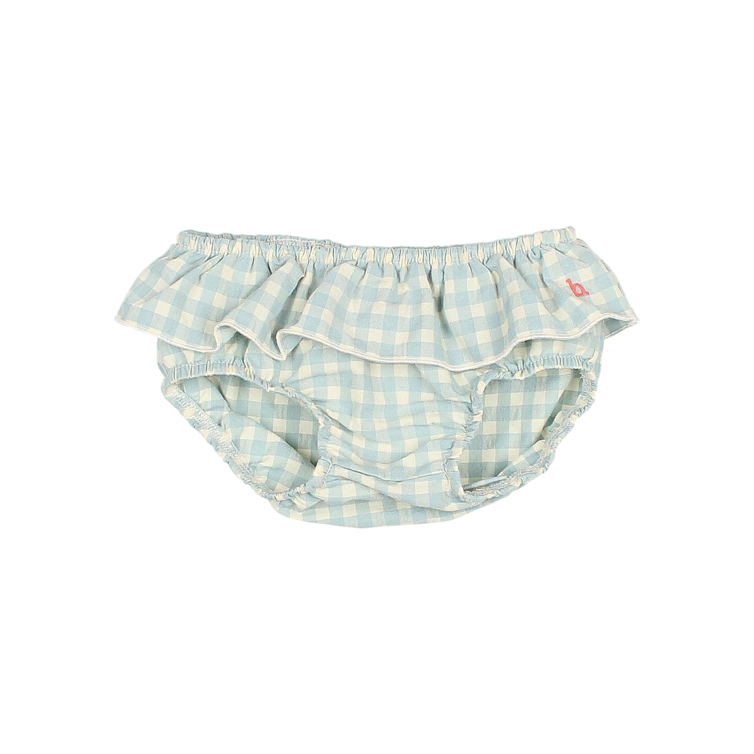 Baby Culotte Gingham Aqua