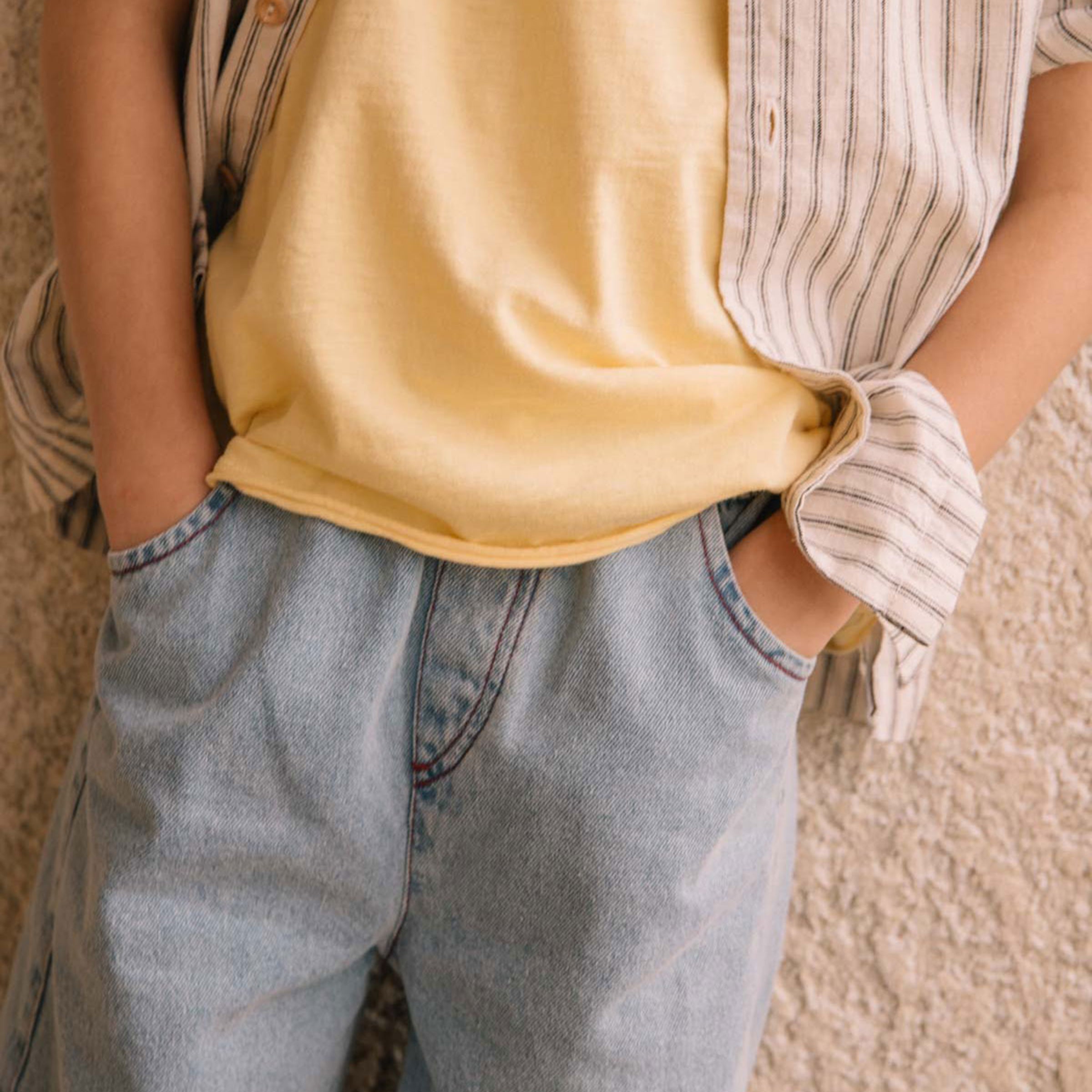 Pantalon Denim Bleach